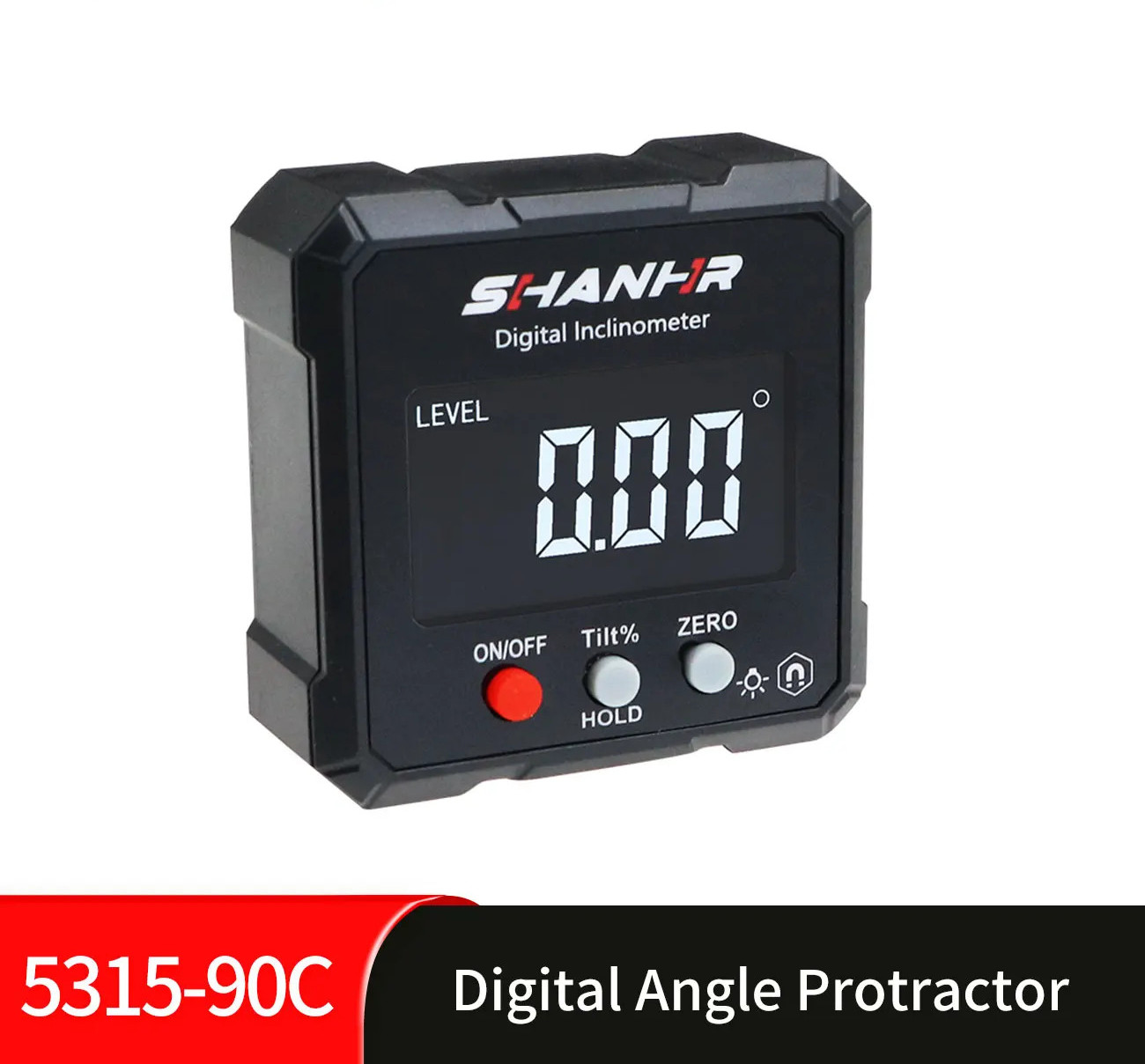 Digital Angle Finder Magnetic Inclinometer Protractor Bevel Gauge Measuring