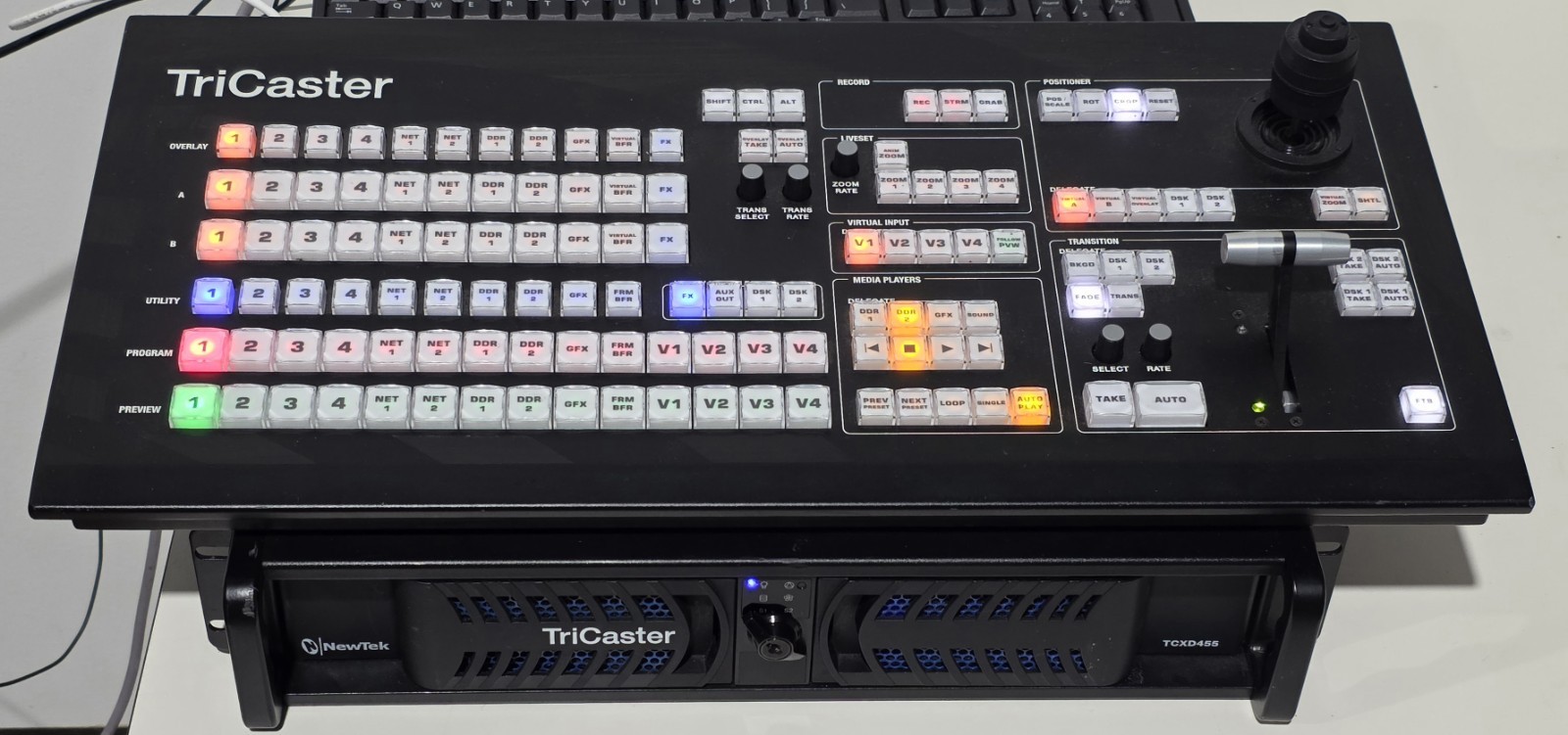 Newtek Tricaster XD455 TCXD455 Live Video Production System with Control Surface