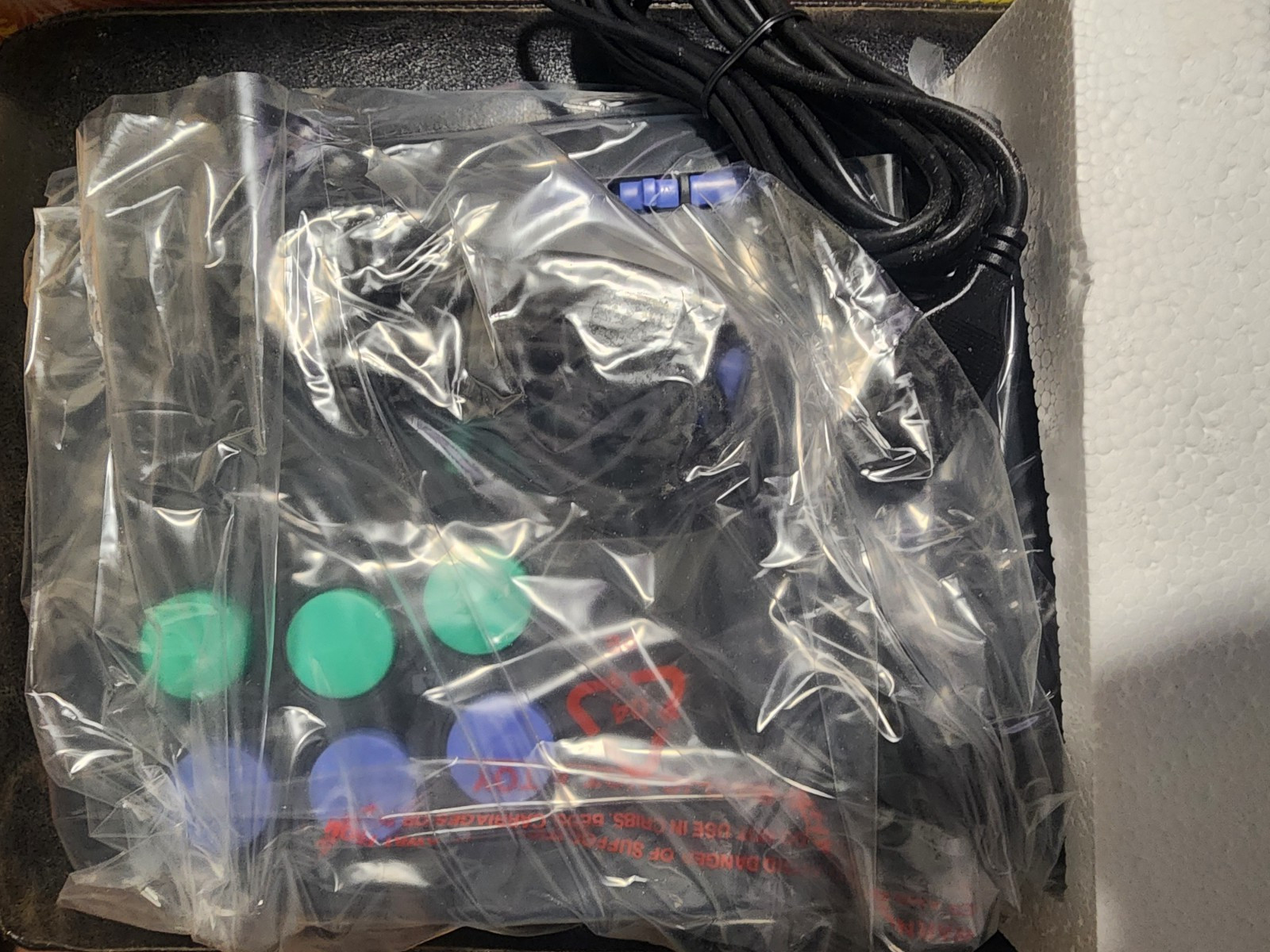 Doc's 6 Buttons Gamepad Arcade Stick Command For Sega Genesis Please Read!