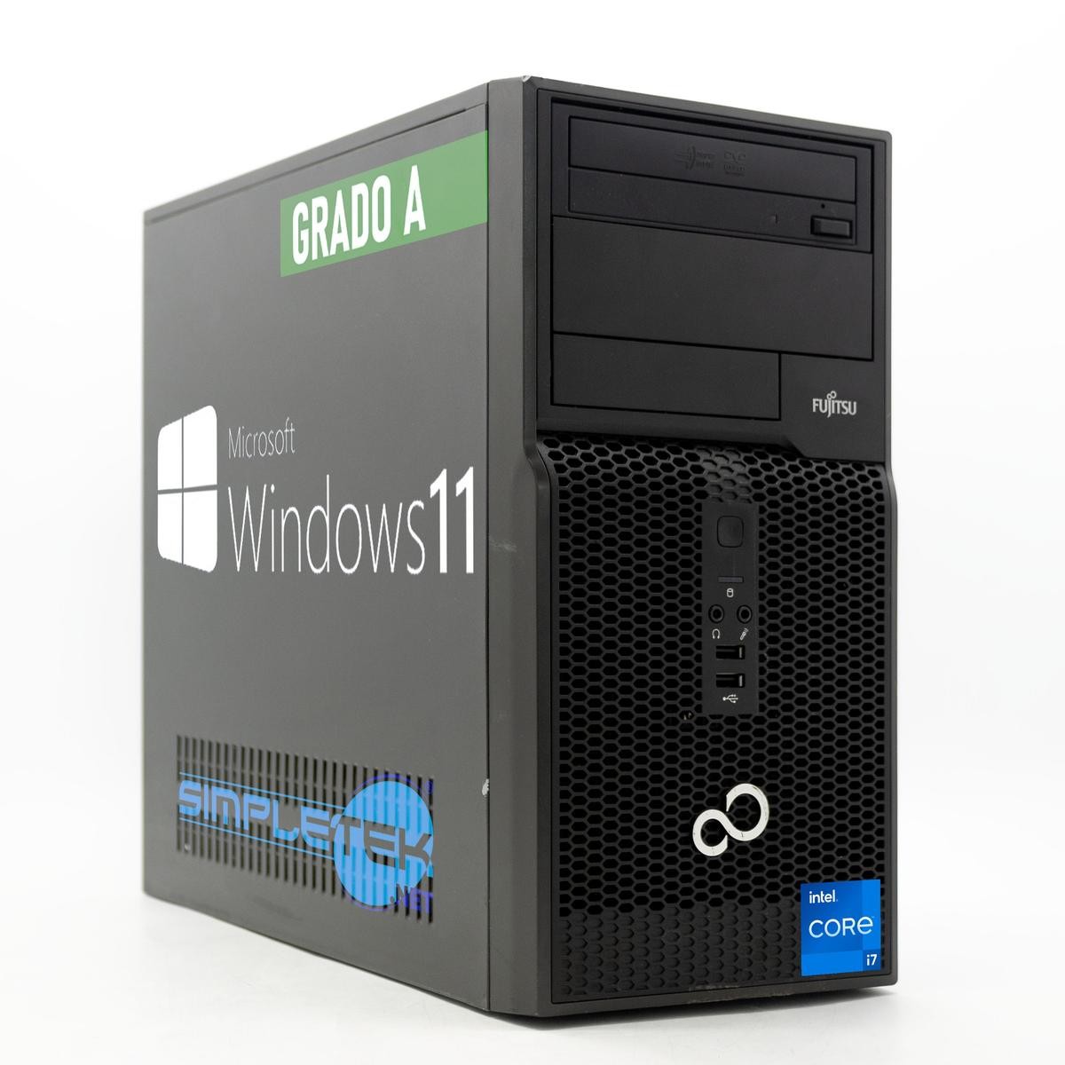 Fujitsu Esprimo P400 Core I7 Windows 11 Pro 4GB 120GB Desktop Computer DVI VGA