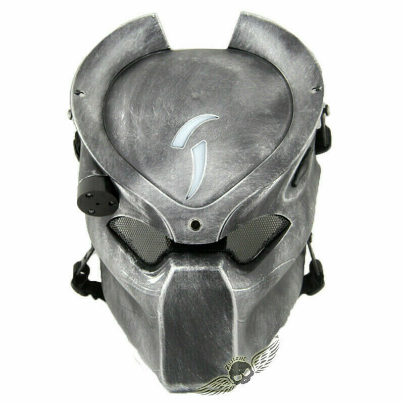 Game Airsoft Paintball Mask Strike Protection Predator Alien Hunter Light Mask
