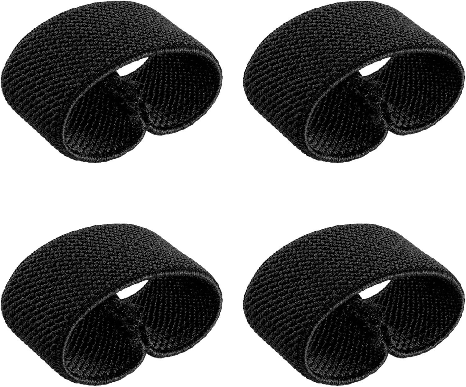 FRTKK 4PCS Military Belt Keepers Webbing Holder Tactical Elastic Belt Loop Stays