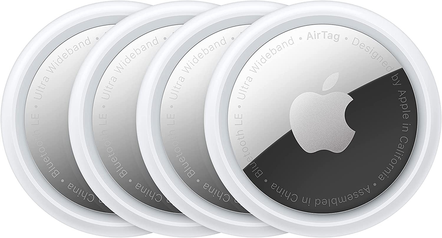 Apple AirTag Tracker 4-Pack, MX542AM/A - White