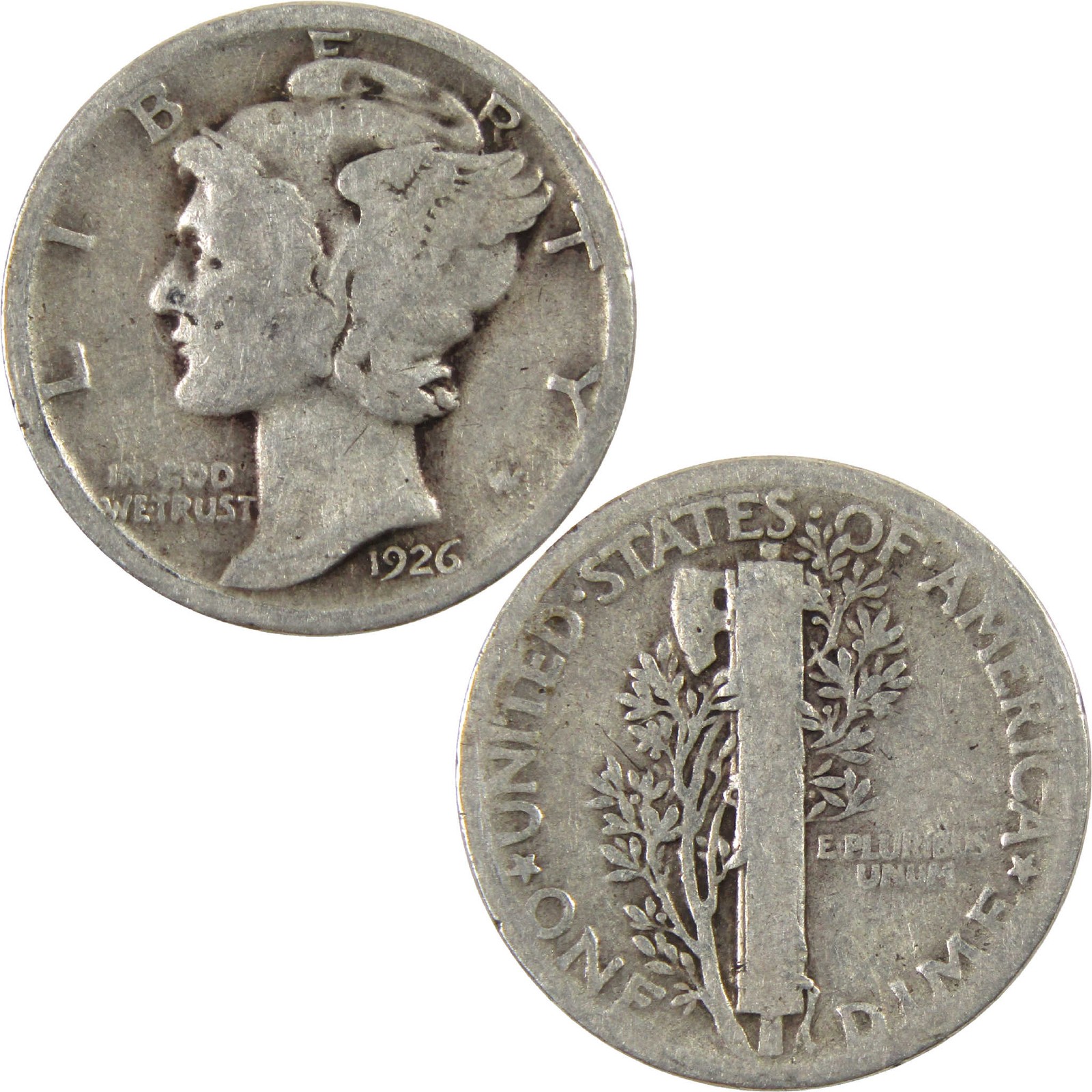 1926 Mercury Dime G Good Silver 10c Coin