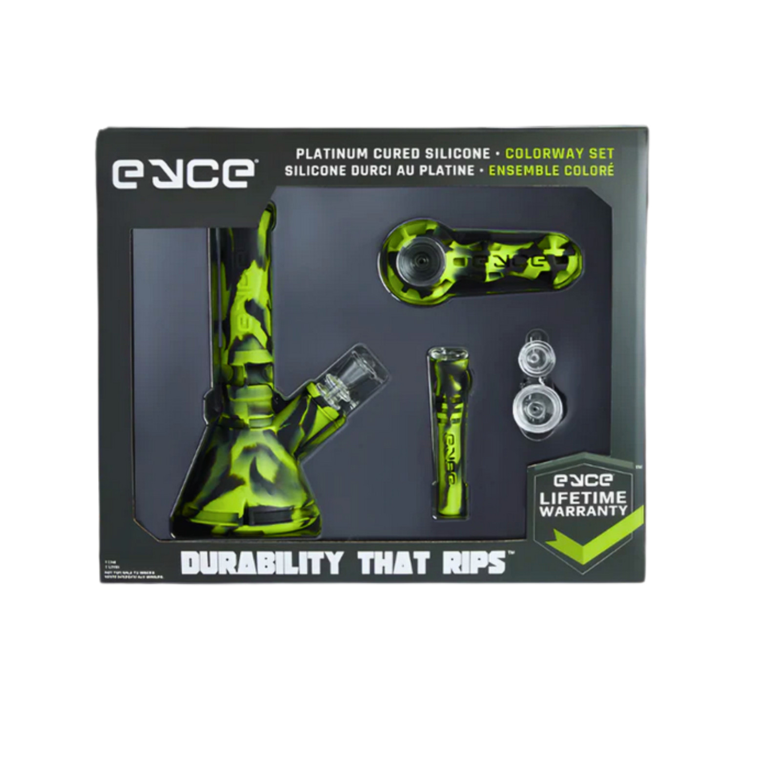 EYCE Colorway Multi Pipe Kit Green Black Silicone Set
