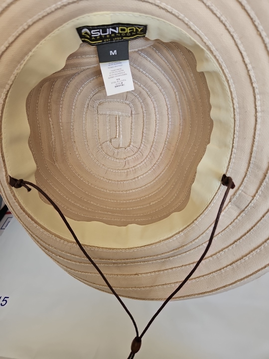 sunday afternoon womens Vineyard Hat Size Medium Tan New