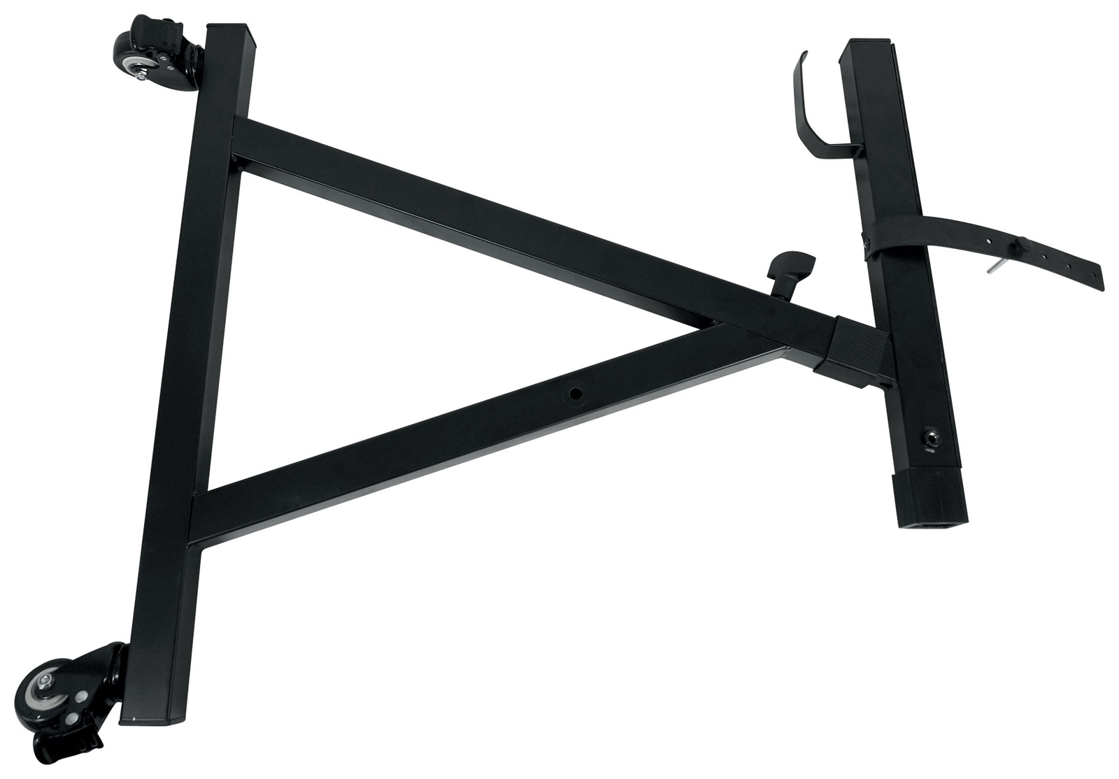 Rockville Z45W Z-Style 2-Tier Keyboard Stand+Wheels Fits Roland VR-09