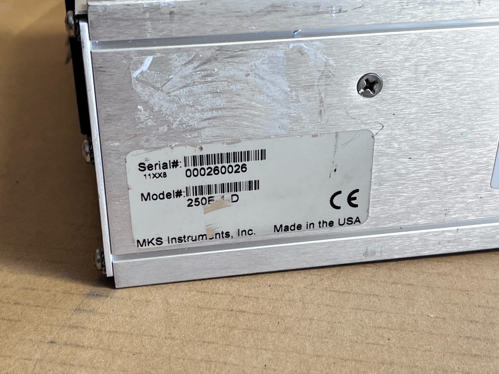 MKS Instruments 250E-1-D Controller Type 250 250E