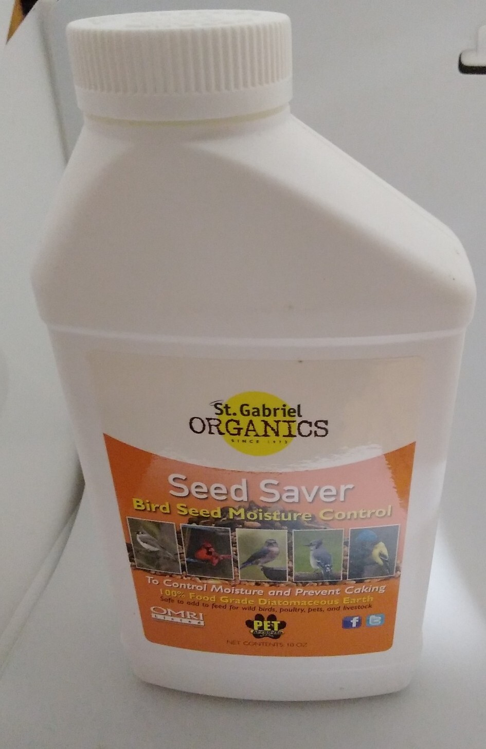 St Gabriel Organics 10oz Bird Seed Control