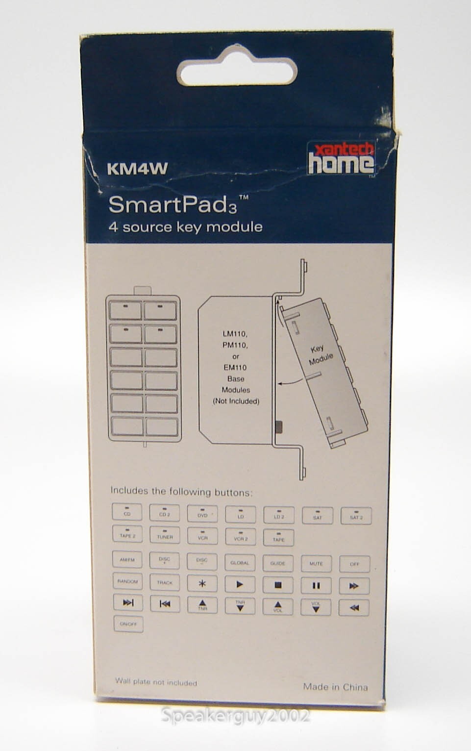 Xantech 4-Source Key Module / SmartPad3 - KM4W
