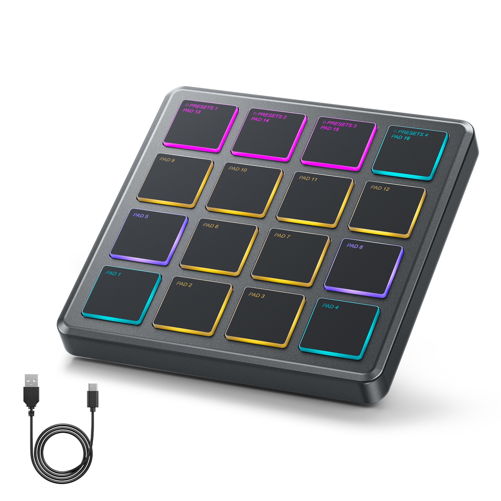 Donner STARRYPAD MINI USB MIDI Controller Gray