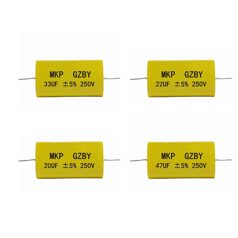 33uF 250V Non MKP Capacitor 4 Pieces for Audio Speaker Crossover Wiring