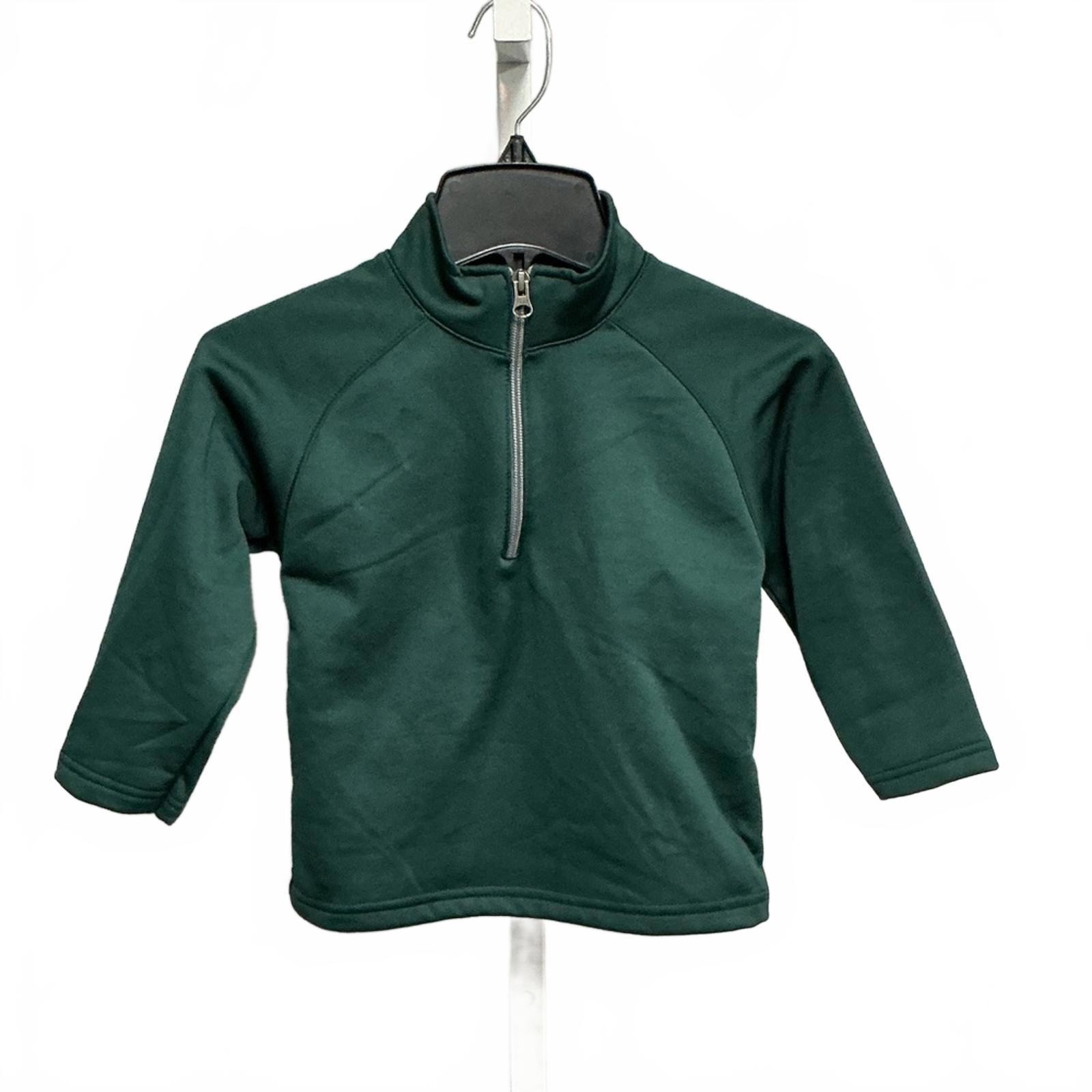 Kids' Green Half-Zip Sweatshirt by College Kids
