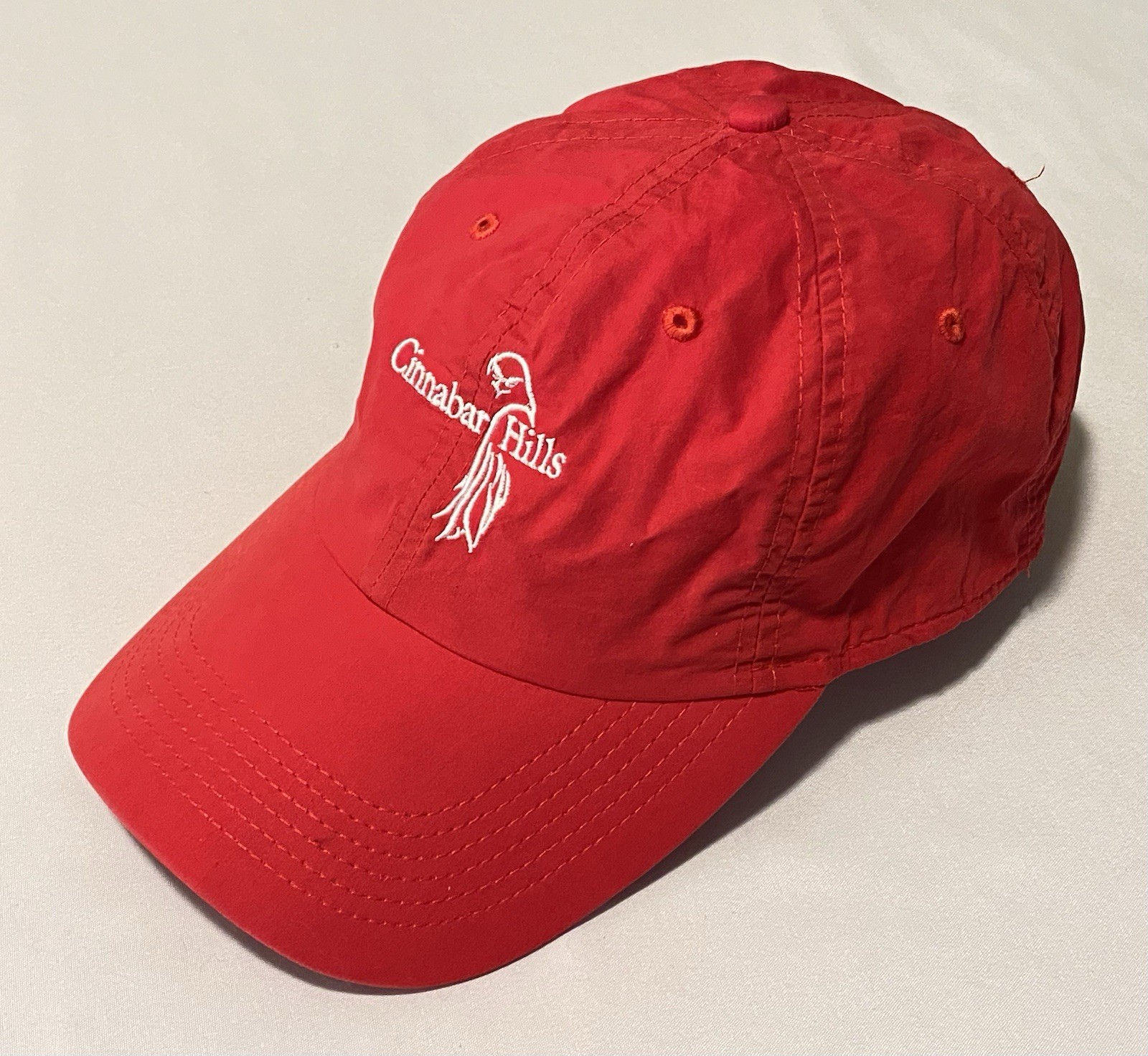 Imperial Cinnabar Hills Golf Club Red Adjustable One Size FitsAll Men's Golf Hat