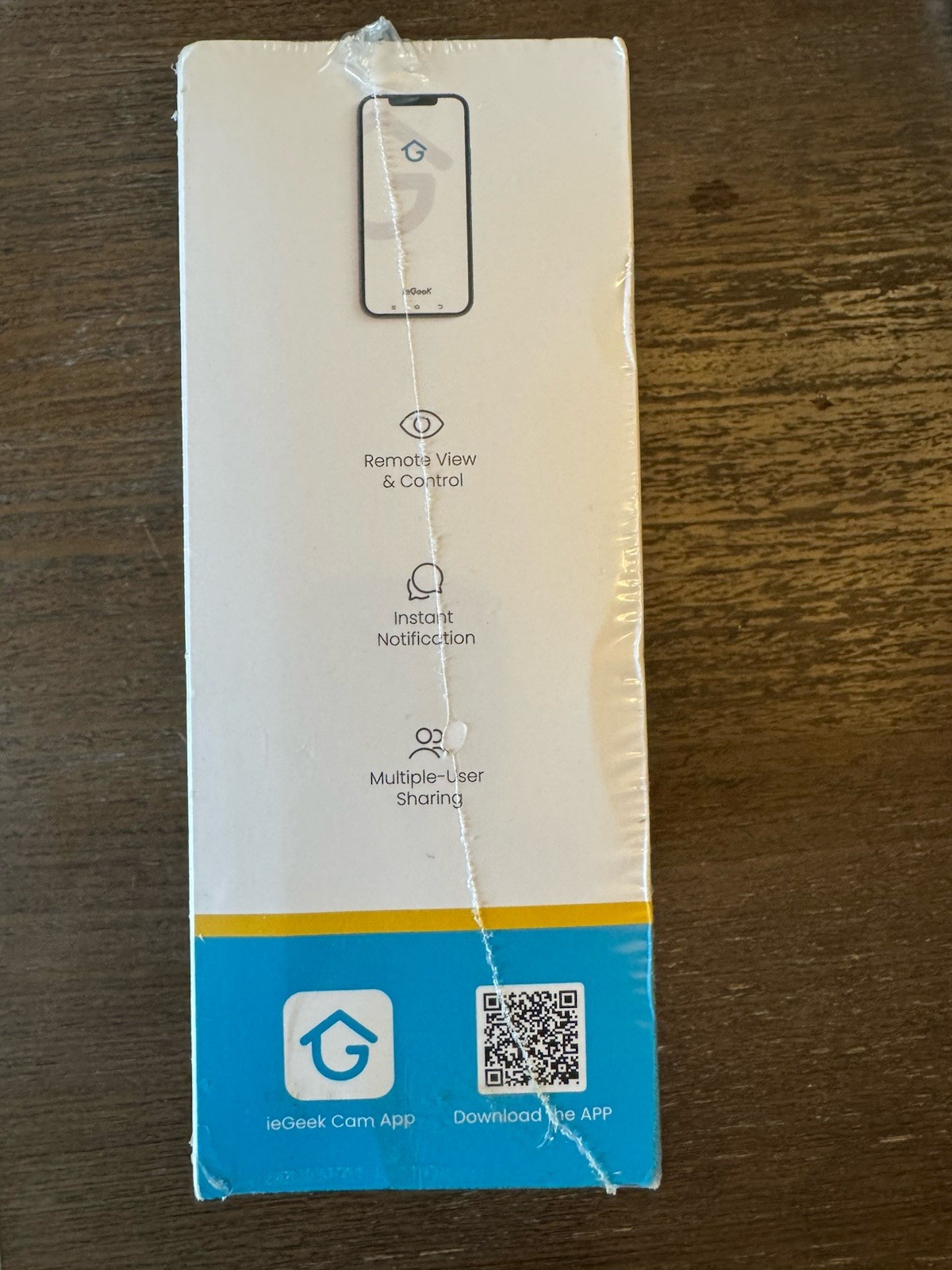 I.E. Geek Smart Video Doorbell Black