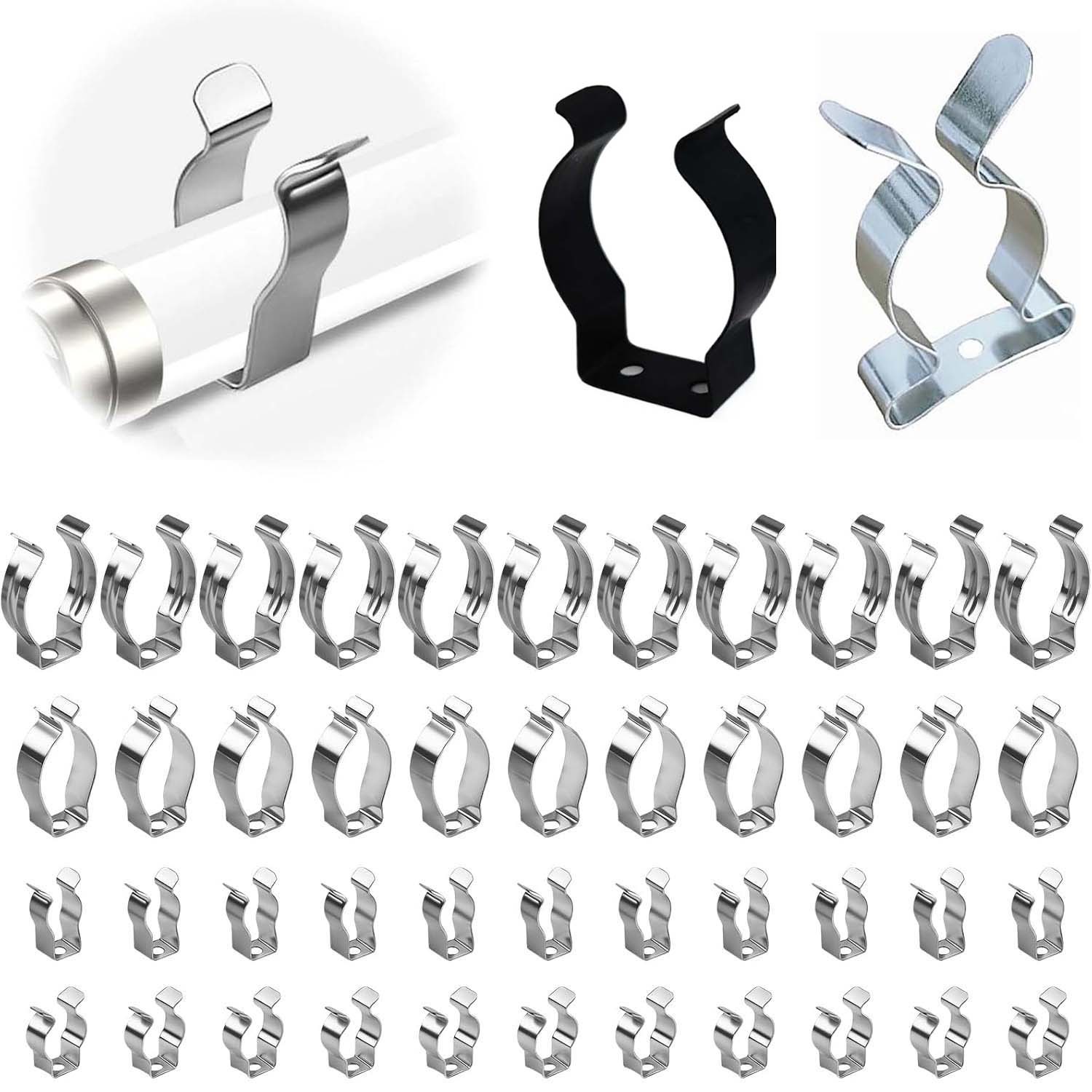 3-110mm Heavy Duty Tool Spring Terry Clips Wall Mount for Garages,Sheds,Cupboard