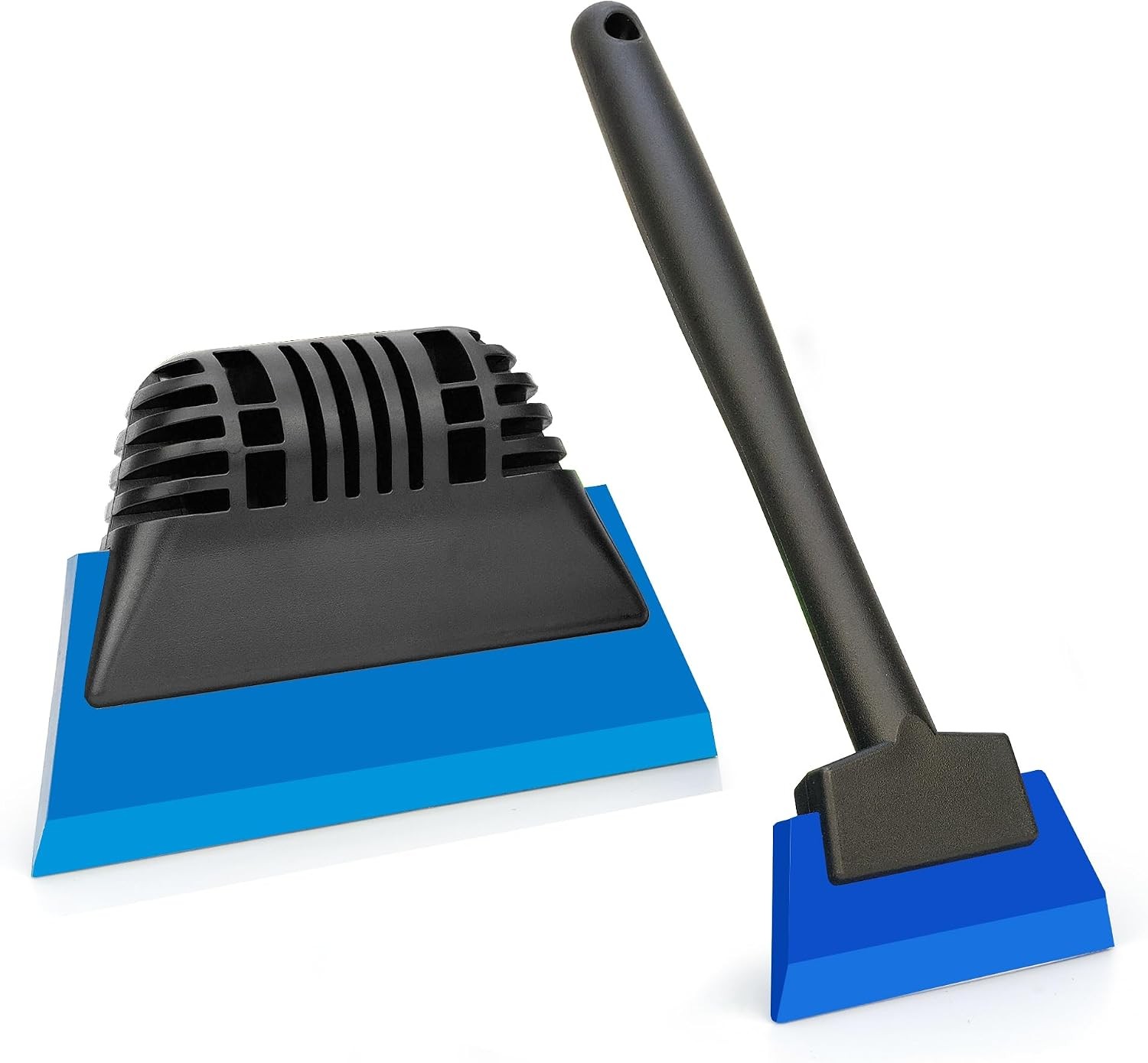 Small Squeegee Set - 2.7 & 4.9inch in Widths - Efficient Water Wiper Rubber