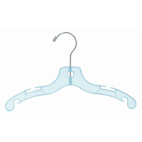 Children's Blue Plastic Dress Hanger 12" (pack of 25)