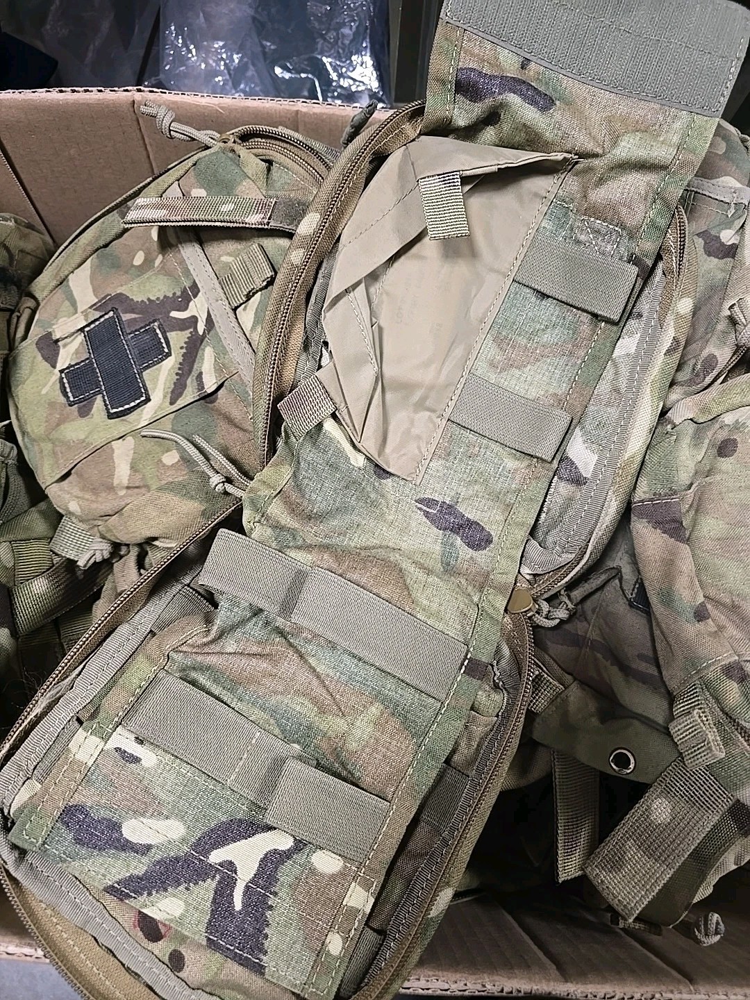 British Army VIRTUS MTP Medic Pouch 1st Aid With Pull Out Panel