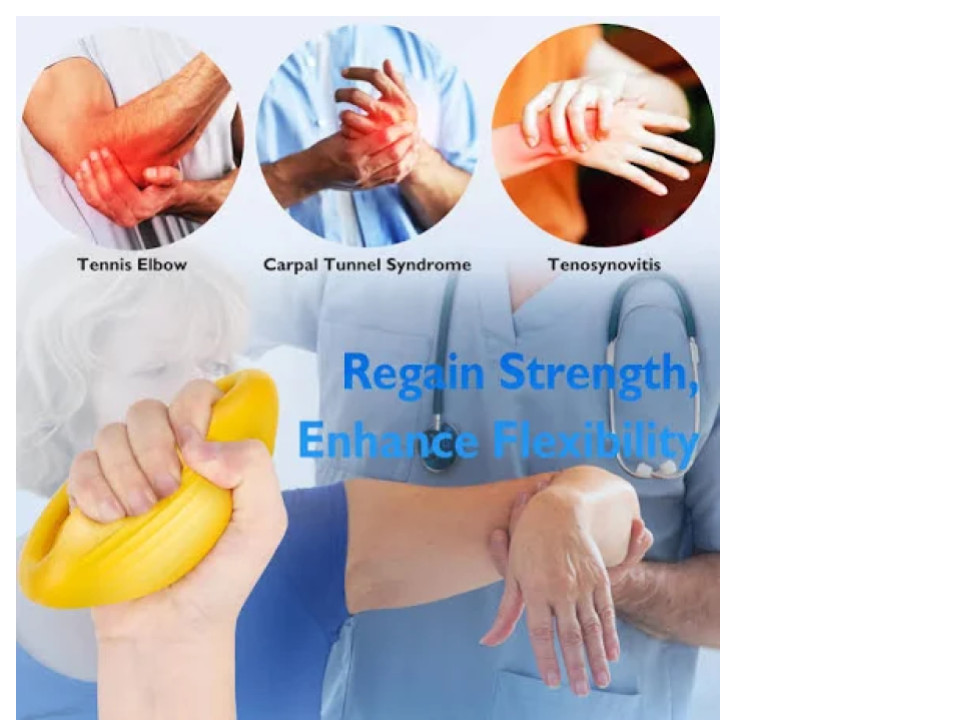 FITBEAST Grip Strength Trainer Hand/Finger Exerciser Stress Balls 3 Pack