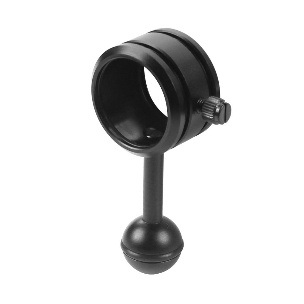 Robust Diving Light Bracket 1 Inch Ball Joint Adapter for Flashlight Stability