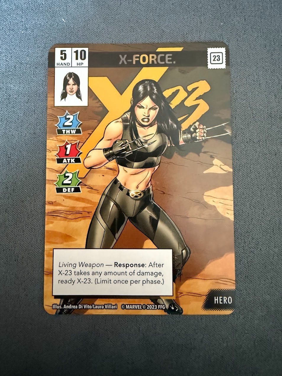 [Marvel Champions LCG] X-23 - NeXt Evolution Promo Card - NM
