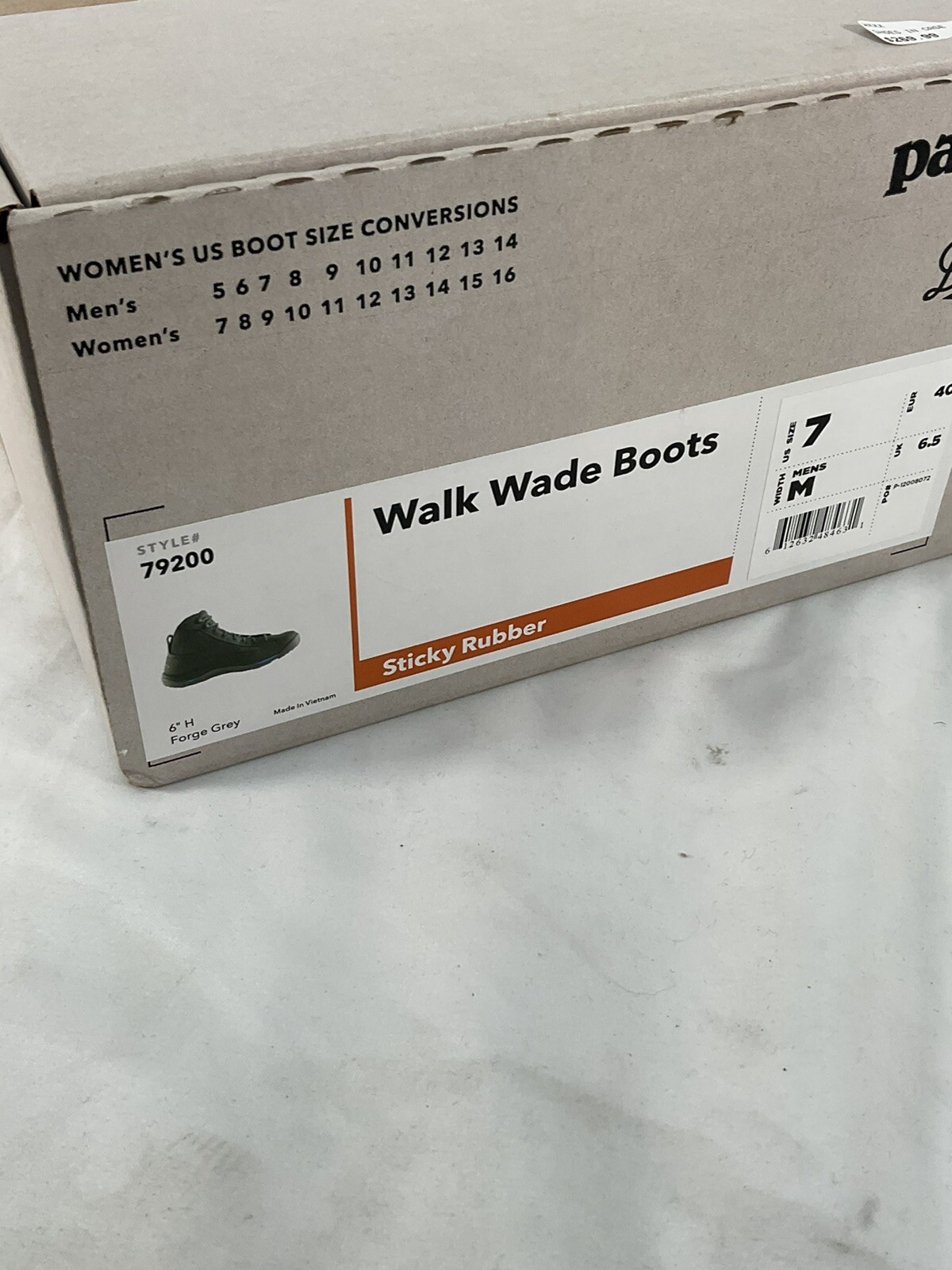 Patagonia Danner 79200 Walk Wade Boots Sticky Rubber Vibram Megagrip Fly Fishing
