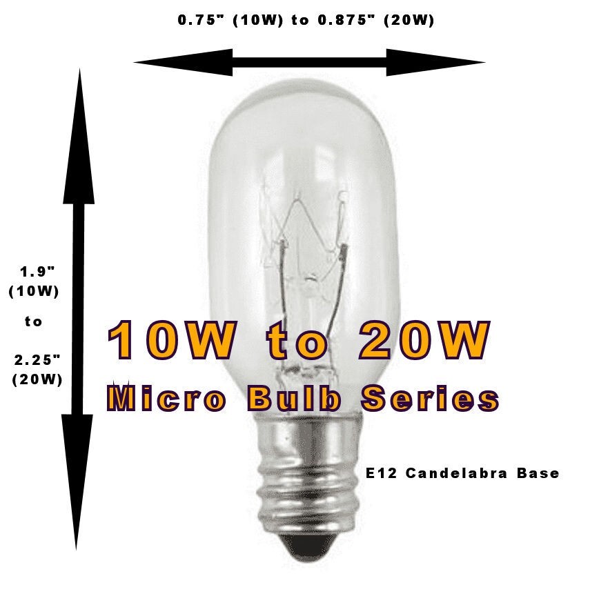 10W 20W Little Bambino Nostalgia Elite Warming 2.5oz Popcorn Popper Light Bulb