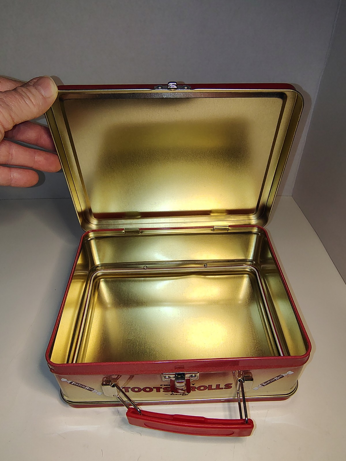 Never Used Tootsie Roll Metal Tin Lunch Box Style Retro Inspired Collectable