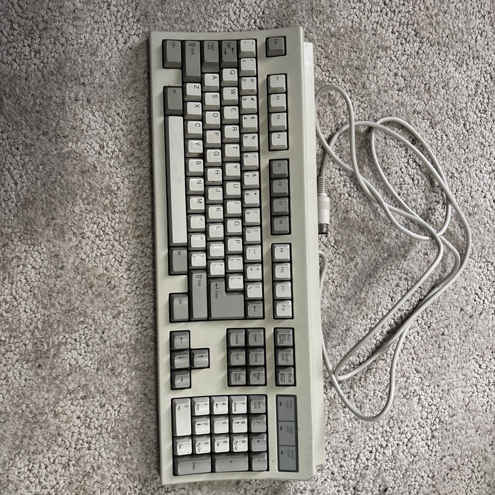 VINTAGE NetWare Computer Keyboard RT6855T+ NMB Technologies Inc. Untested