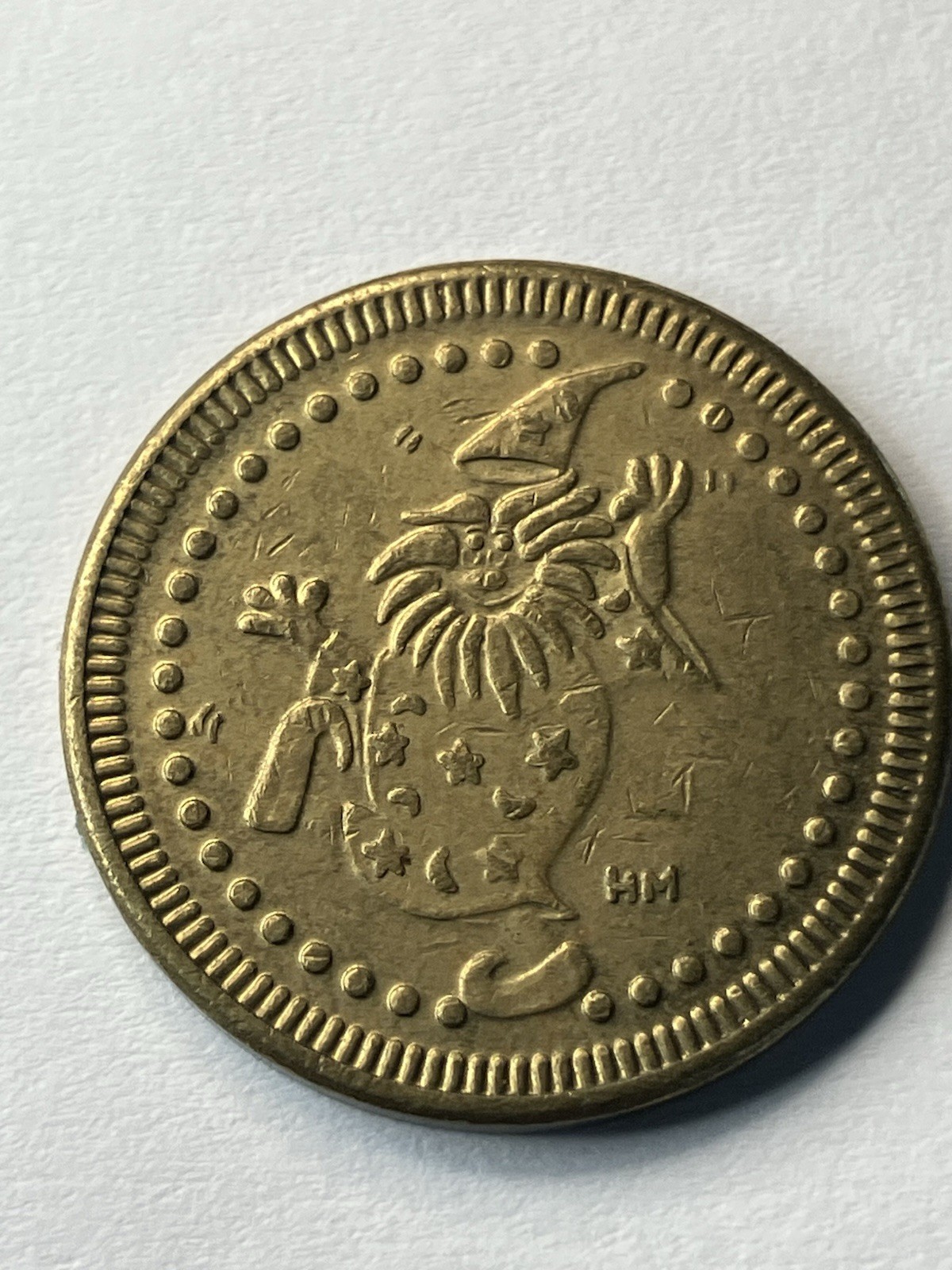Scarce Diversions Arcade Token With Dancing Wizard On Reverse #uf1