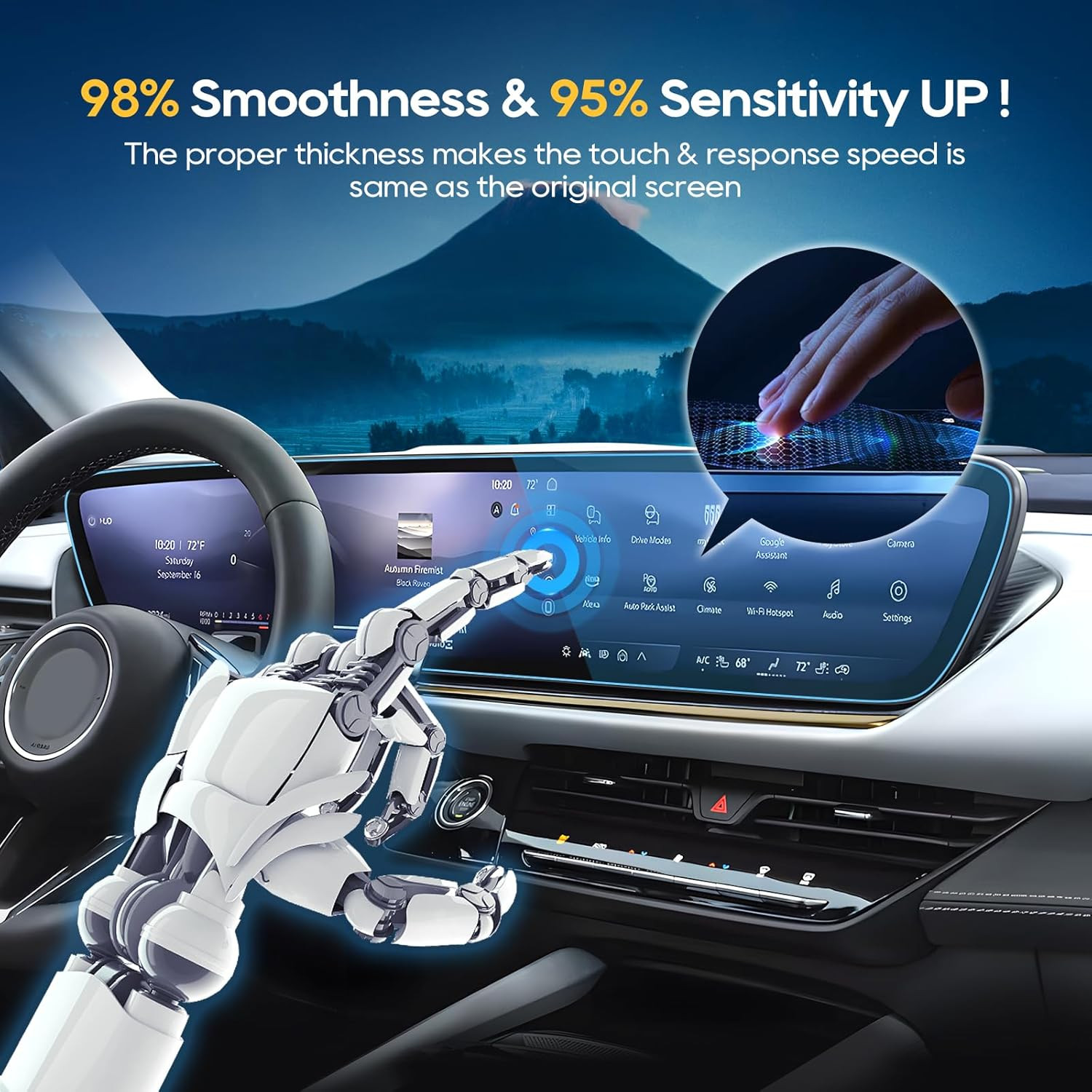 2024-2025 Buick Envision Enclave 30" Screen Protector 2-Pack HD Glass LFOTPP