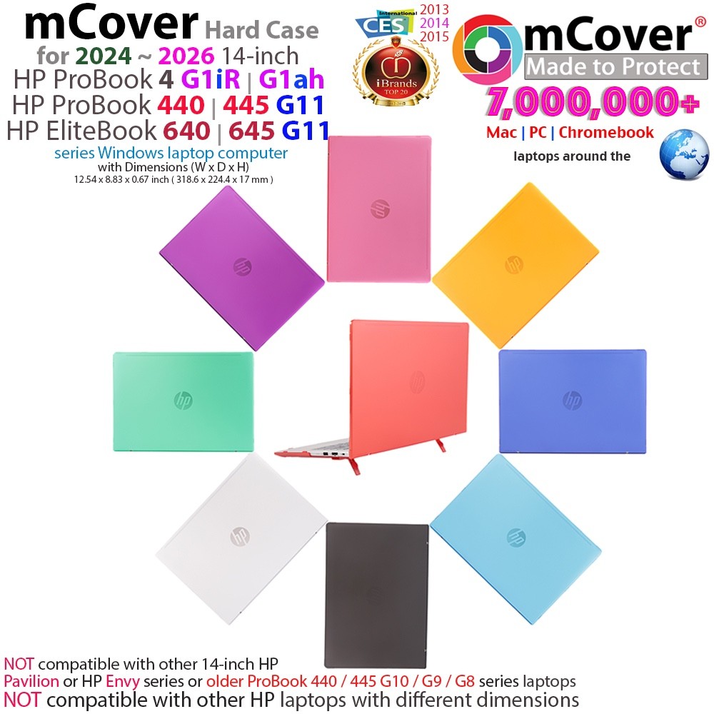 NEW mCover for 2024+ 14" HP ProBook 4 G1iR G1ah 440 445 EliteBook 640 645 G11 PC
