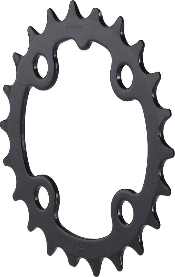 Trushift Chainring - TruVativ Trushift 24T x 64mm Black Chainring Steel -