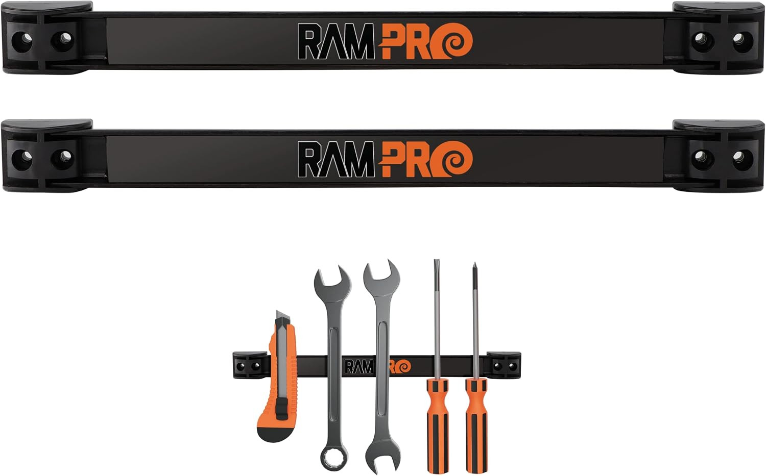 2-Pack 12" Magnetic Tool Holder Strip for Organizing Tools