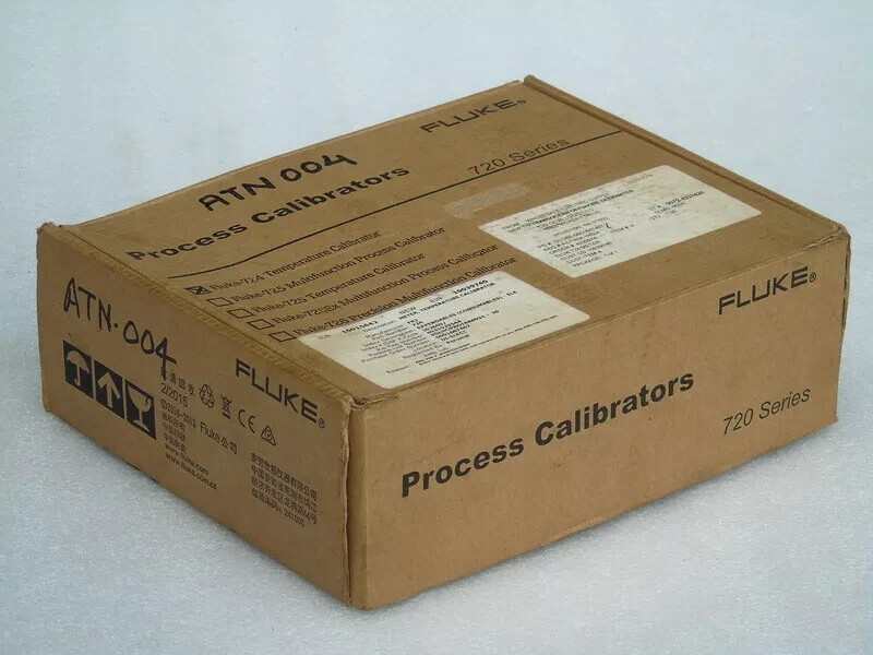 VGC FLUKE 724 TEMPERATURE MULTIFUNCTION PROCESS CALIBRATOR WITH BOX & PAPERS