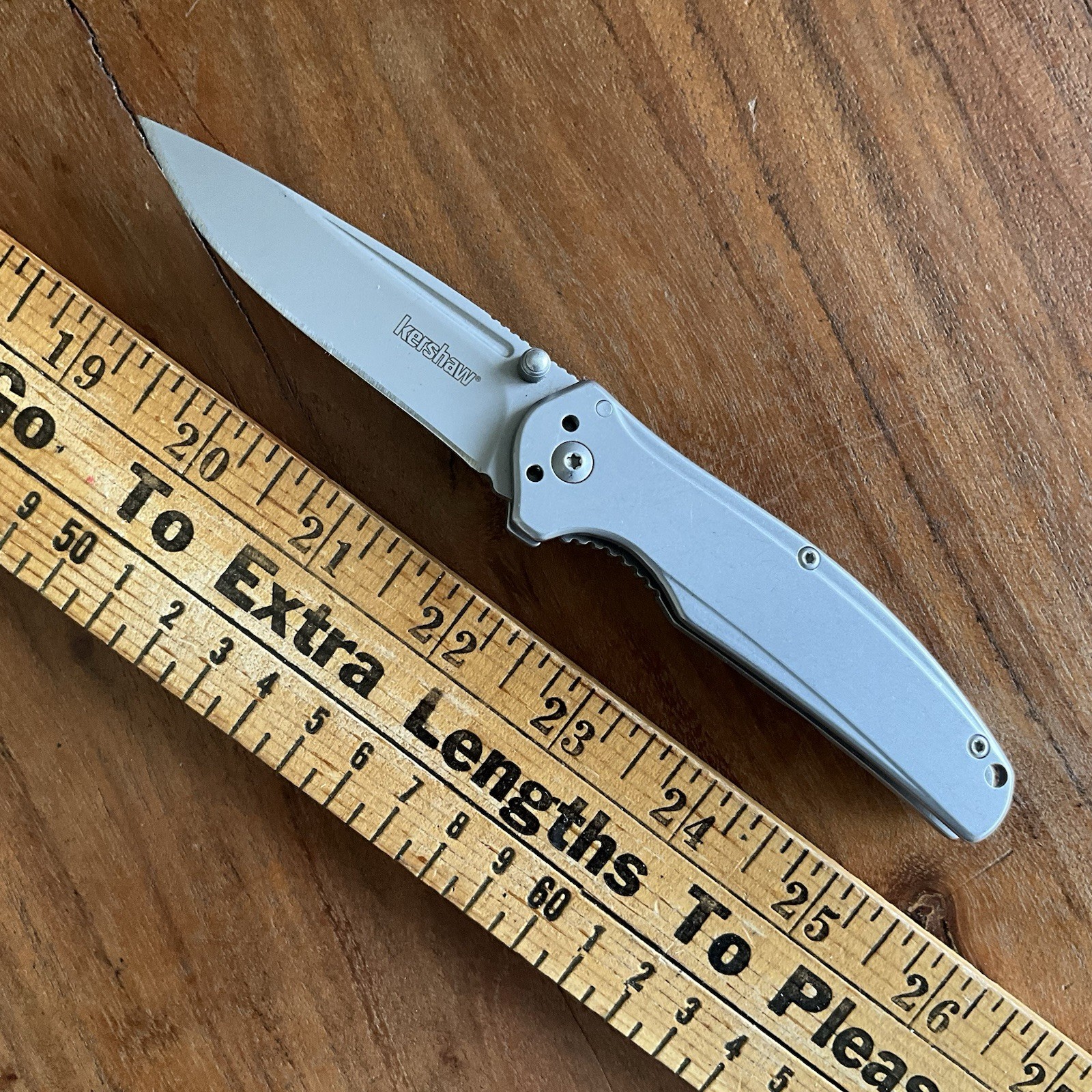 Kershaw Catalytic Framelock Folding Pocket Knife 1341 Plain Blade EDC