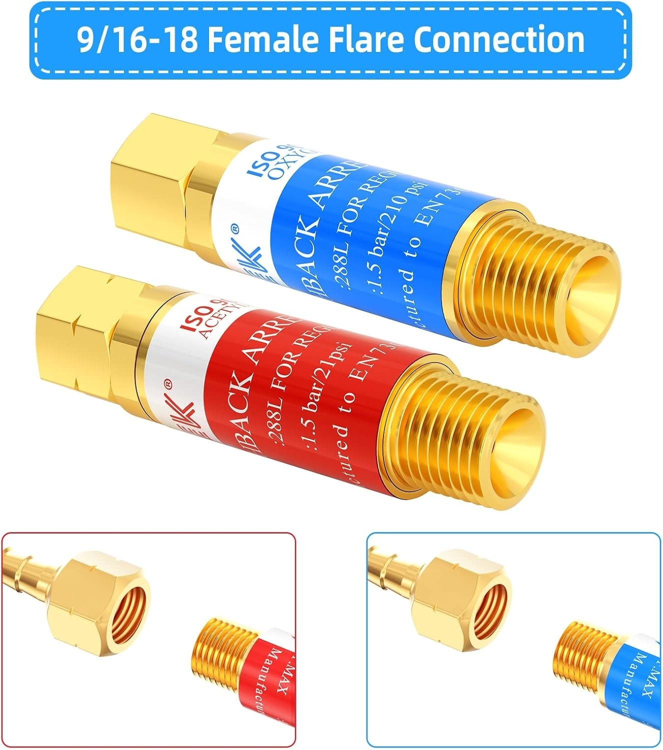 Professional Quality Flashback Arrestors Set for Efficient Welding Tasks