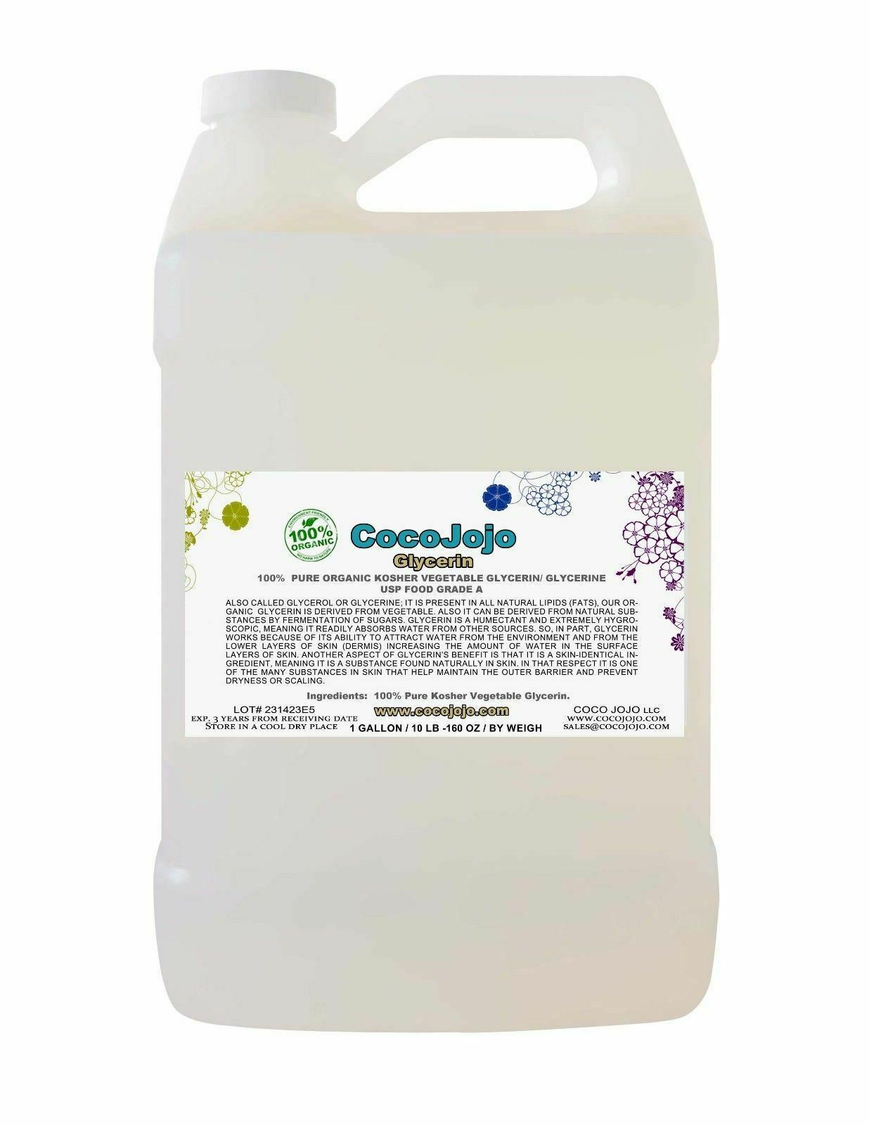Food grade glycerin gallon usp 100 % pure natural pur vegetable glycerine liquid