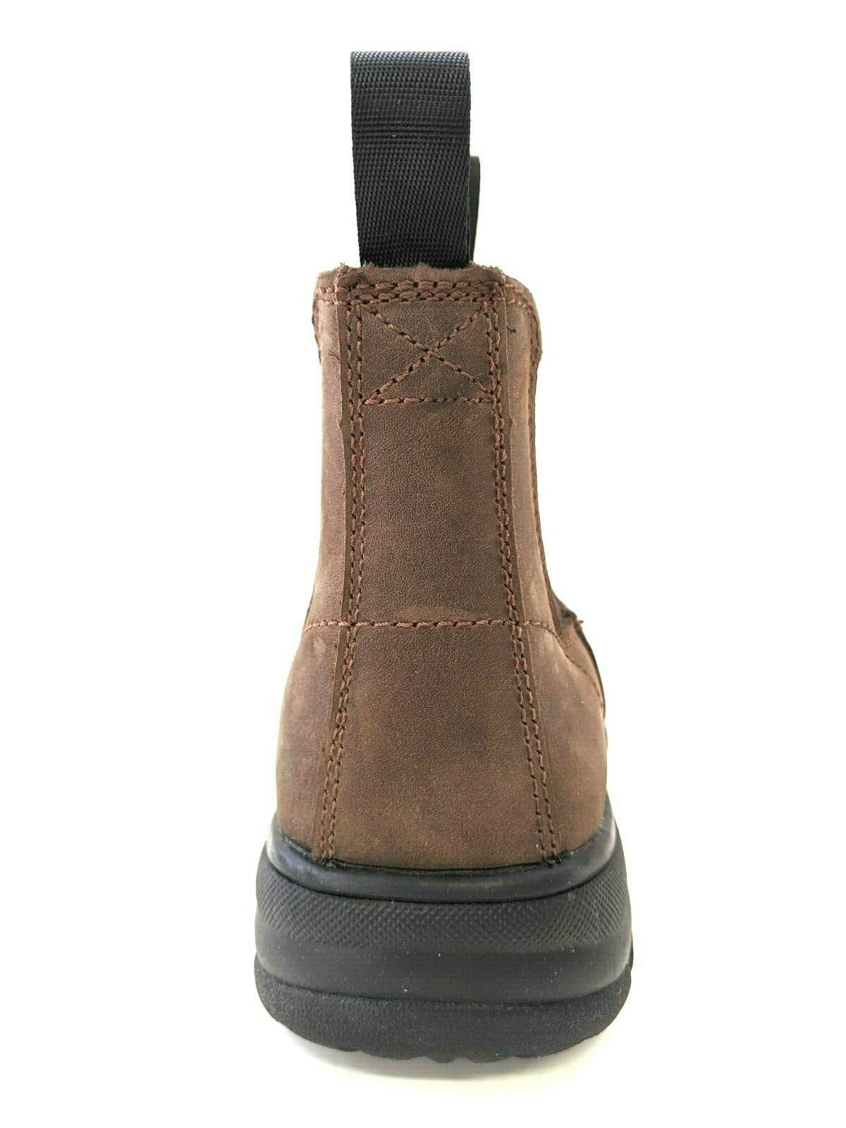 Vegace - La Vega Men Brown Full Grain Leather 6" Elastic Pull-On Work Boot 1877