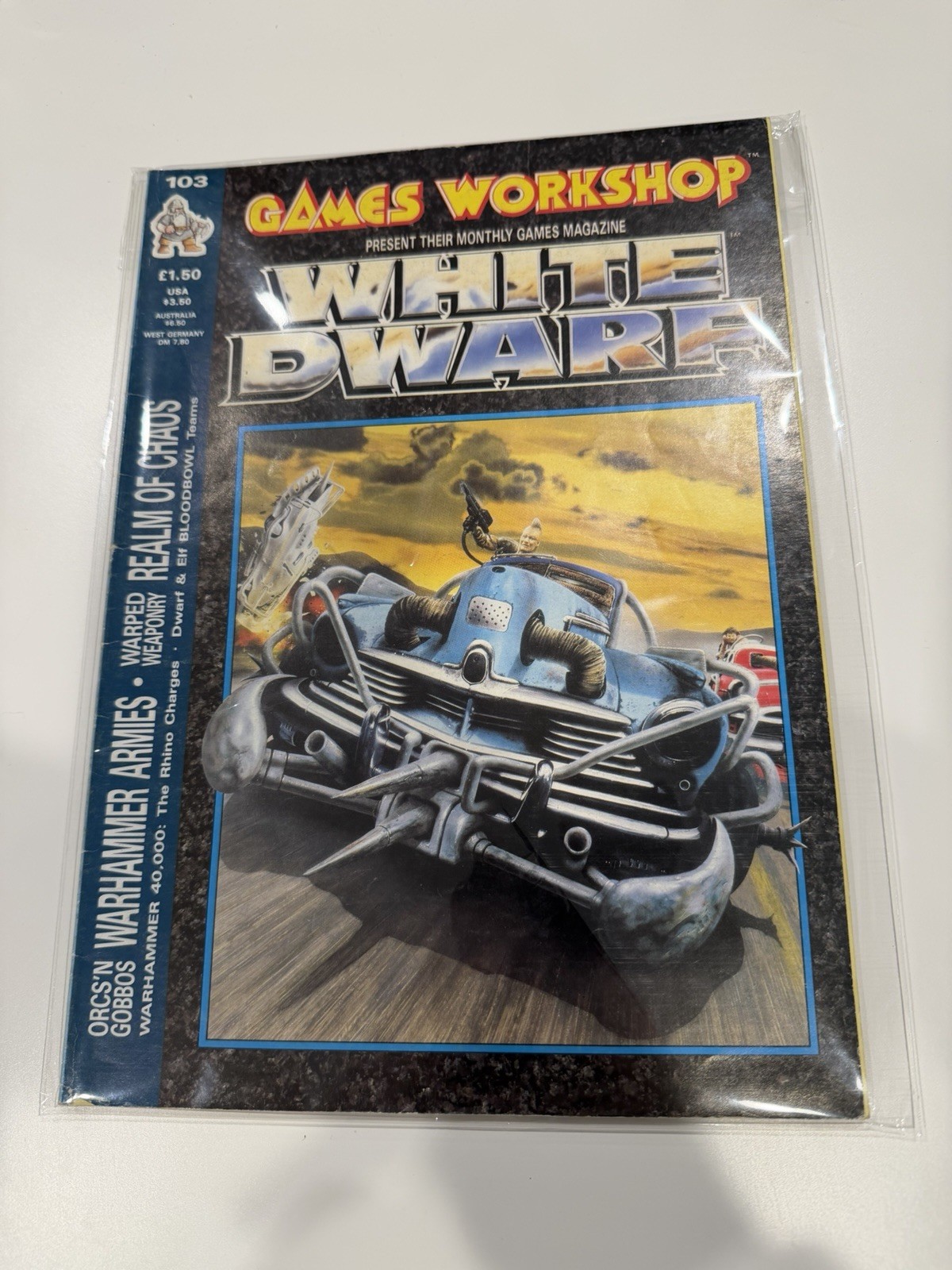 Games Workshop Warhammer 40k White Dwarf Magazine Issue 103 Vintage Rare