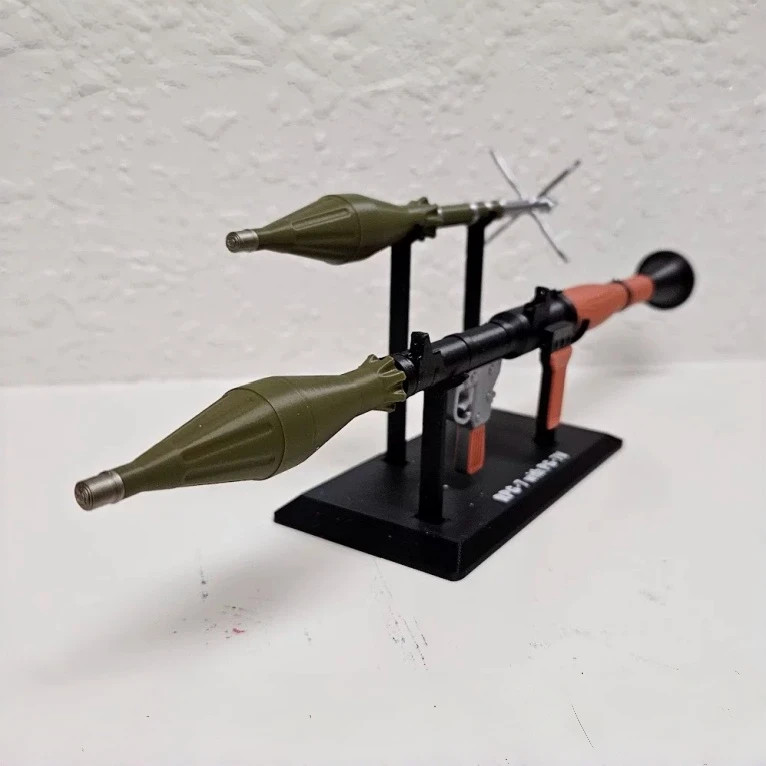 1:6 RPG-7 Rocket Munition Educational Static Model, Desktop Military Decor