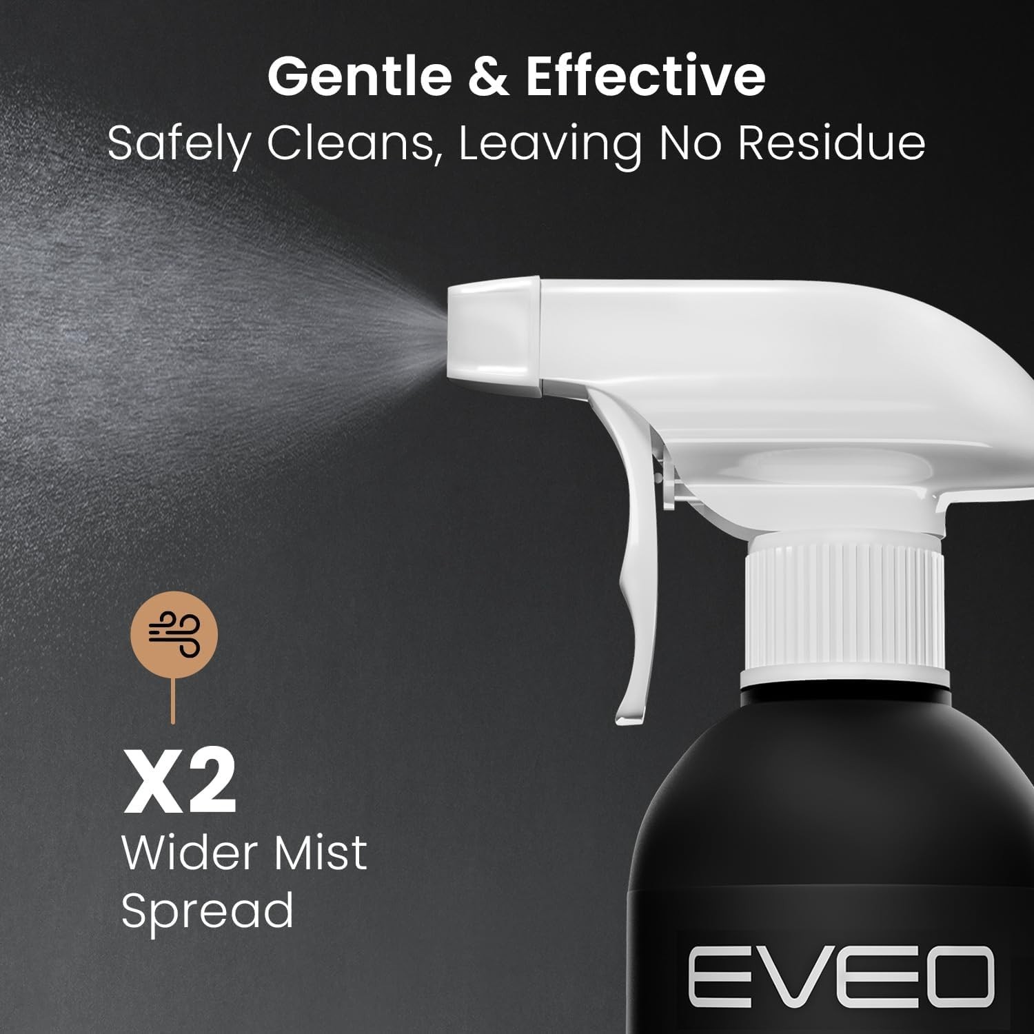 Streak-Free Screen Cleaner Spray Kit with Microfiber Cloth – 2 Pack Essentials