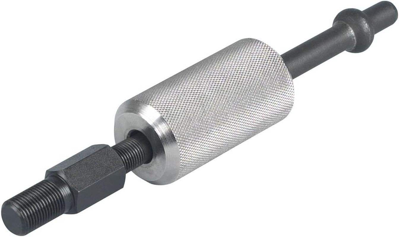 5028 8-1/2" Long 'Tight Spot' Slide Hammer Puller - 1-1/2 Pound Hammer, Black