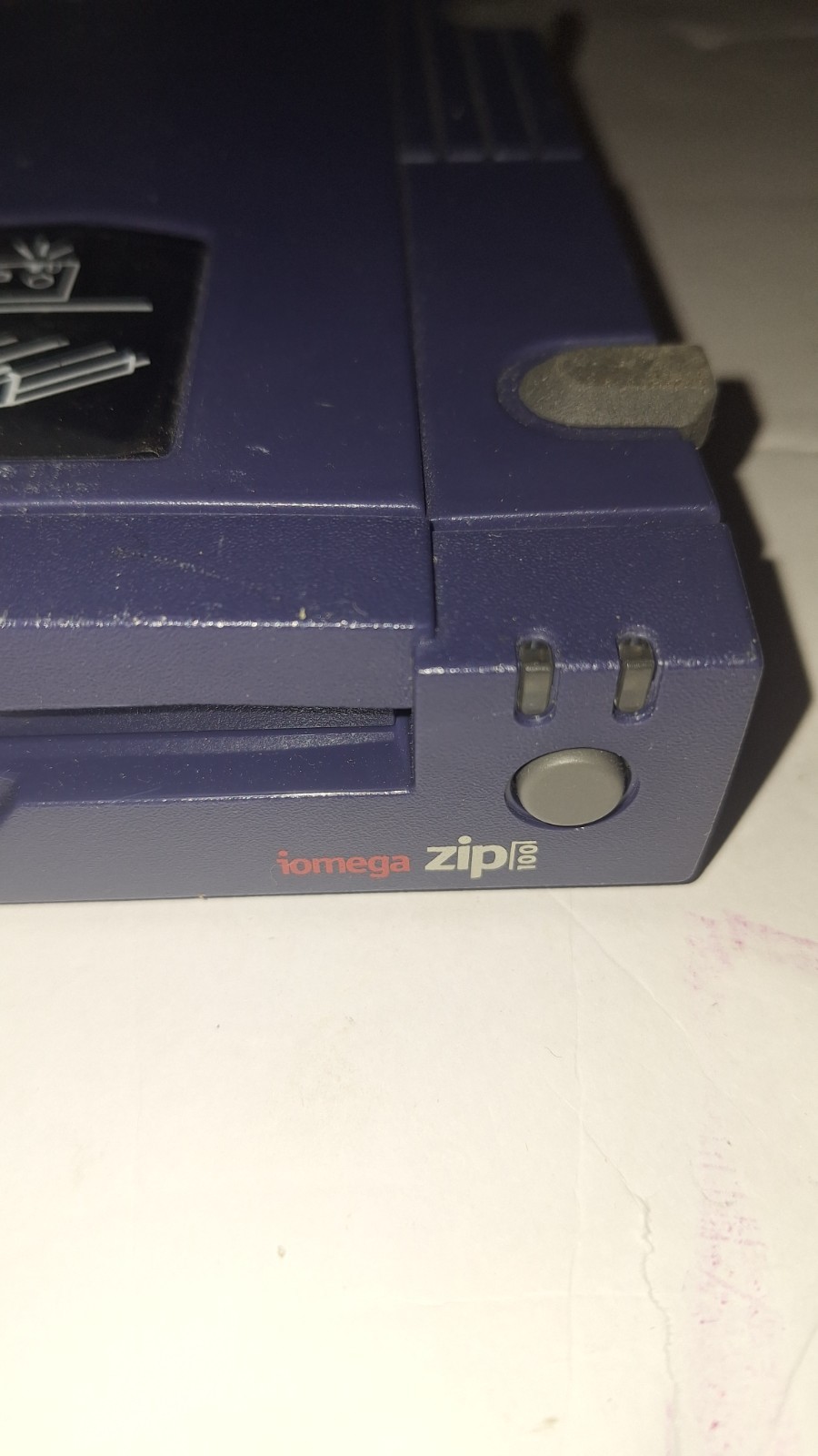 UNTESTED iOmega Zip 100 External Drive Disk Parralel Port