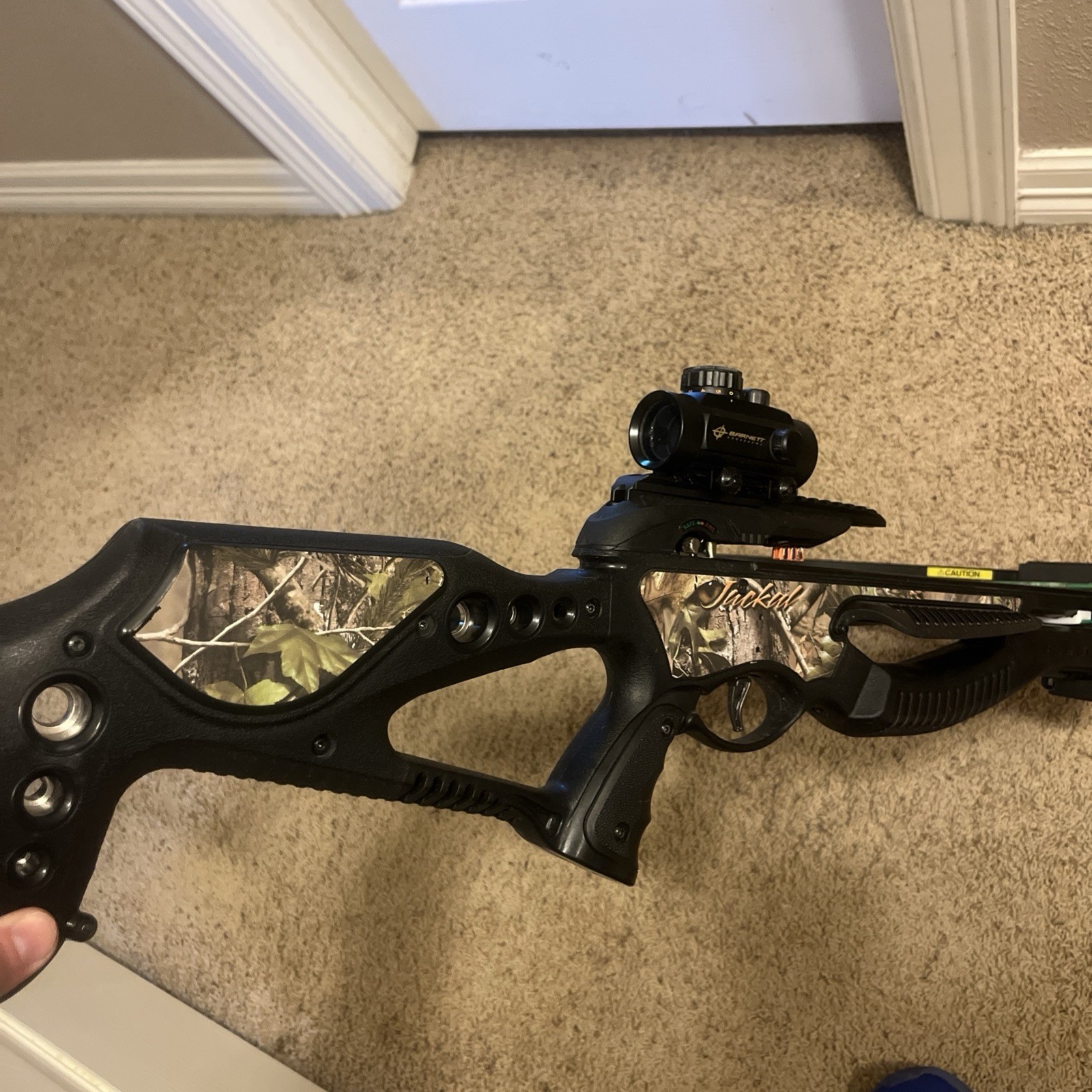 61102 Barnett Jackal Crossbow Camo with Target