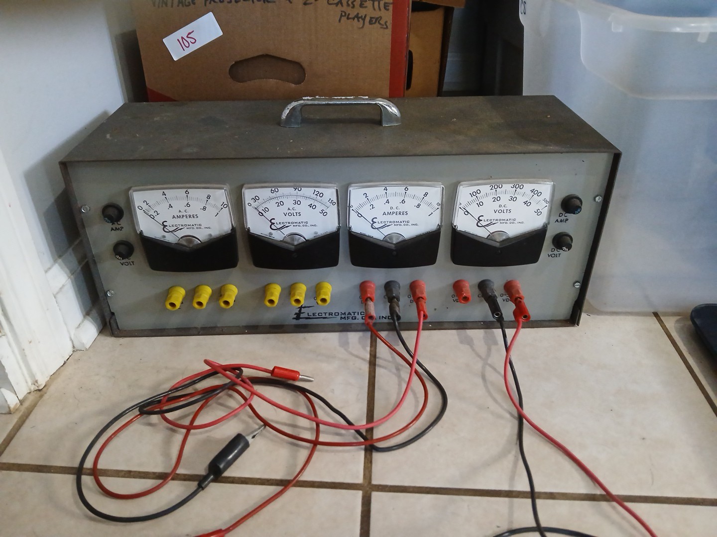 Large Electromatic AC And DC Voltage Tester