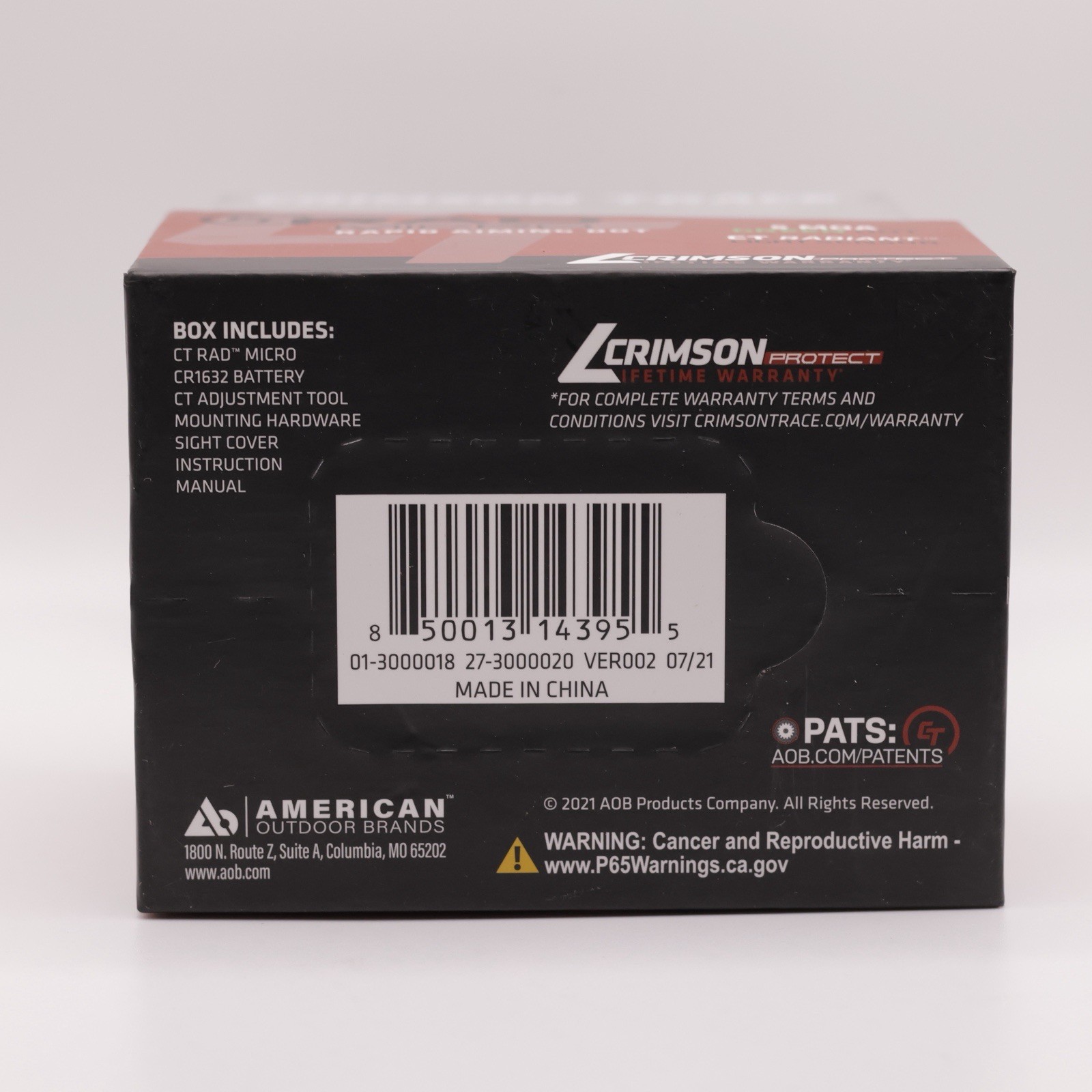CRIMSON TRACE CT RAD™ Micro Green Dot Sight – 5 MOA