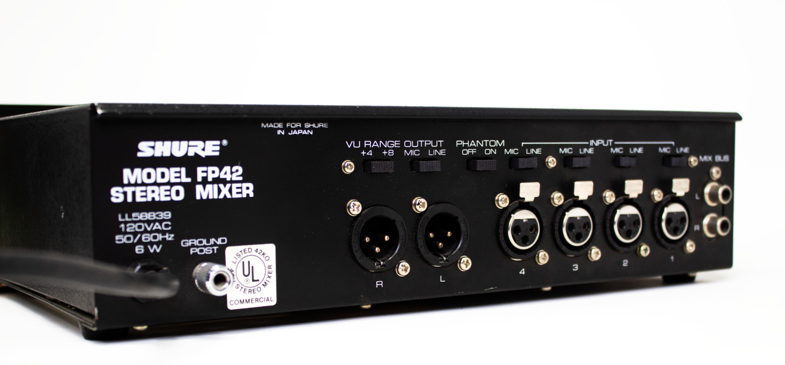 Shure FP42 Rackmount Professional Stereo Mixer