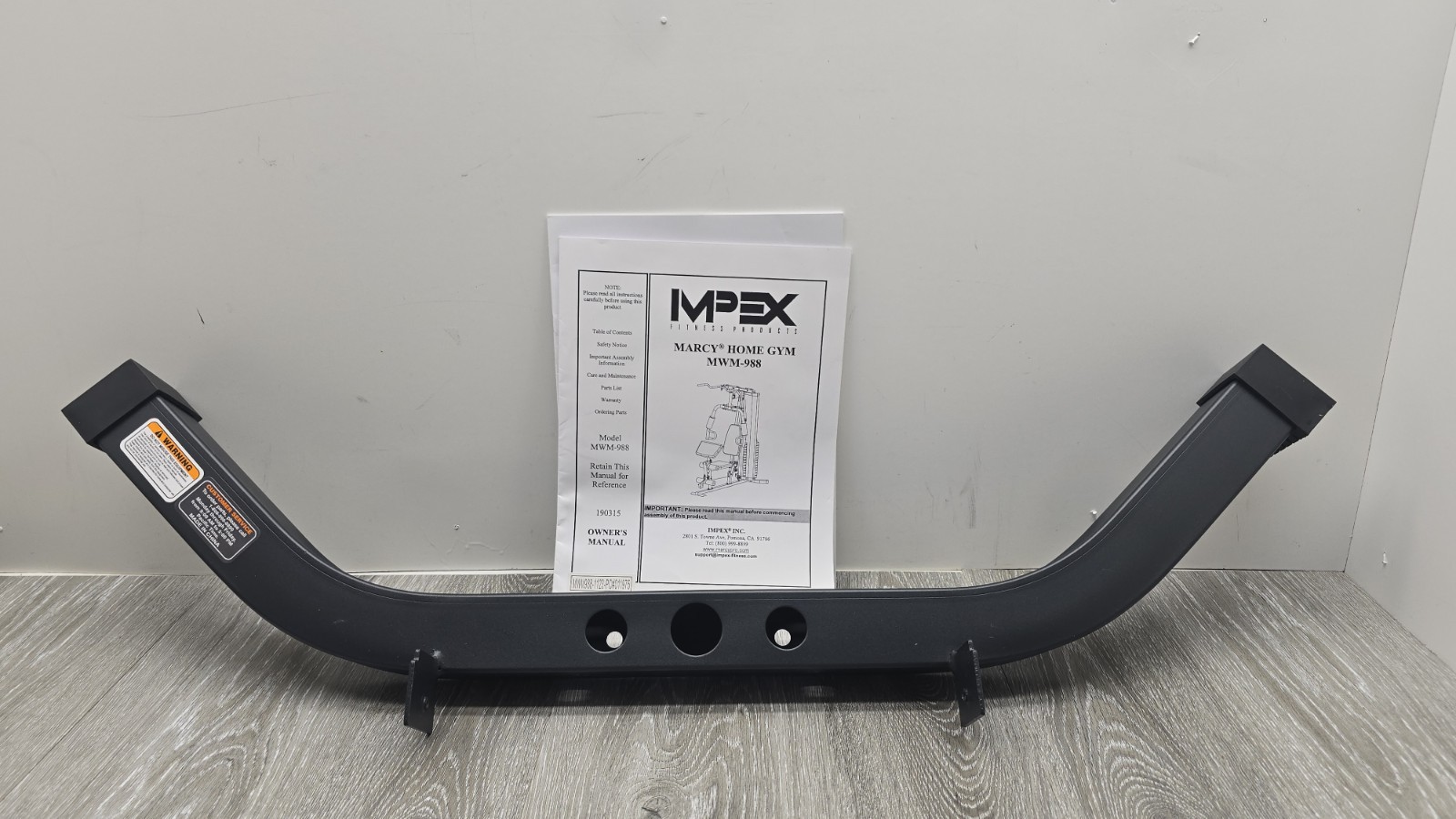 MARCY MWM-990, MWM-989 Rear Stabilizer replacement parts #4 Brand New